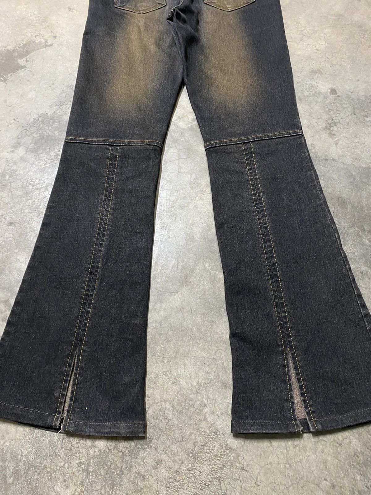 Hysteric Glamour × If Six Was Nine × Japanese Brand Flare Jeans Projoy Mud Rusty Stretch Denim Jeans p82 Size US 29 - 10 Thumbnail