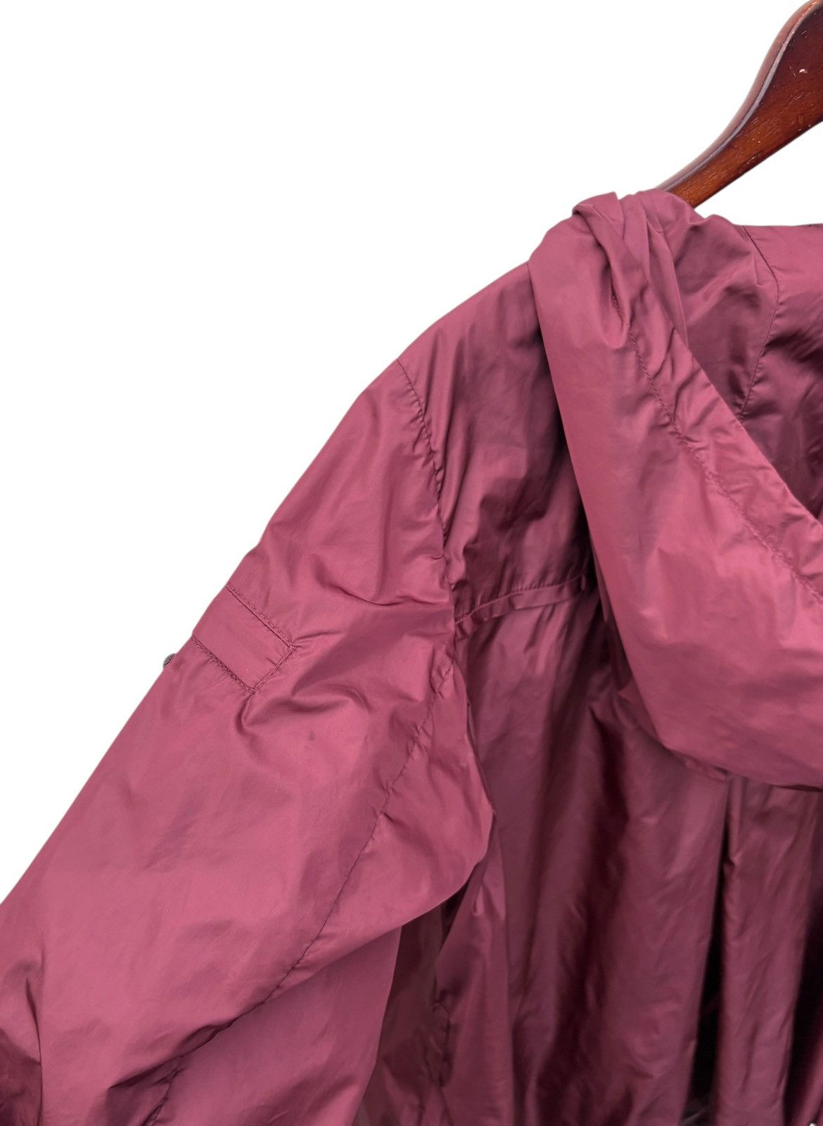 Prada Prada Burgundy Nylon Hoodie Jacket Size S / US 4 / IT 40 - 19 Thumbnail
