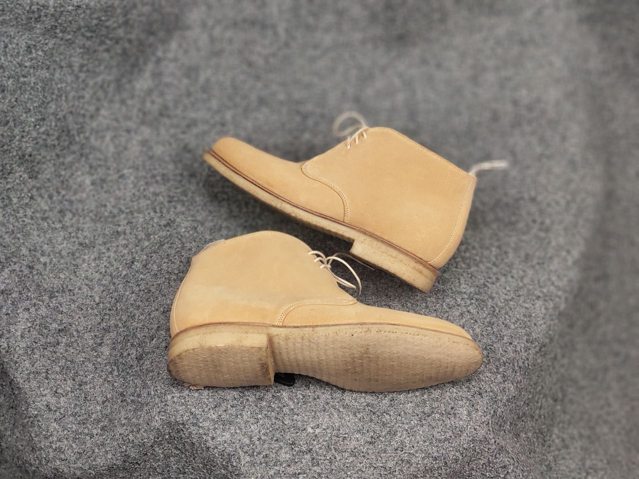 Cheaney Joseph Cheaney &Sons Desert Chukka Suede Leather Ankle Boots Size US 8 / EU 41 - 6 Thumbnail