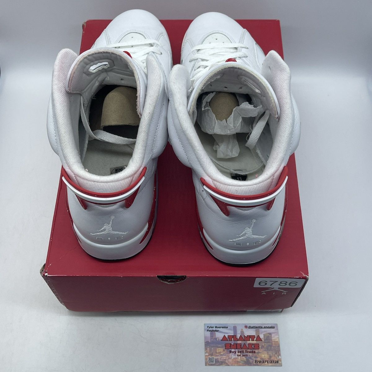 Jordan Brand Air Jordan 6 red Oreo Size US 13 / EU 46 - 6 Thumbnail