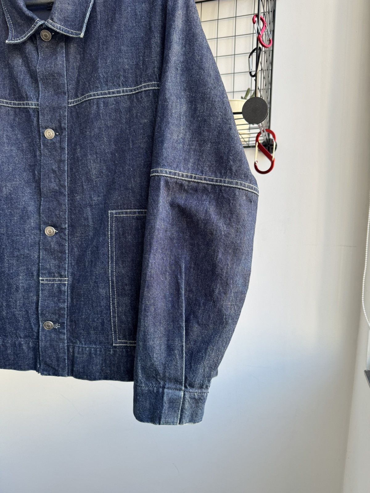 Japanese Brand × Vintage Wale Adeyemi B Side Mens Japan Denim Jacket Size US L / EU 52-54 / 3 - 5 Thumbnail