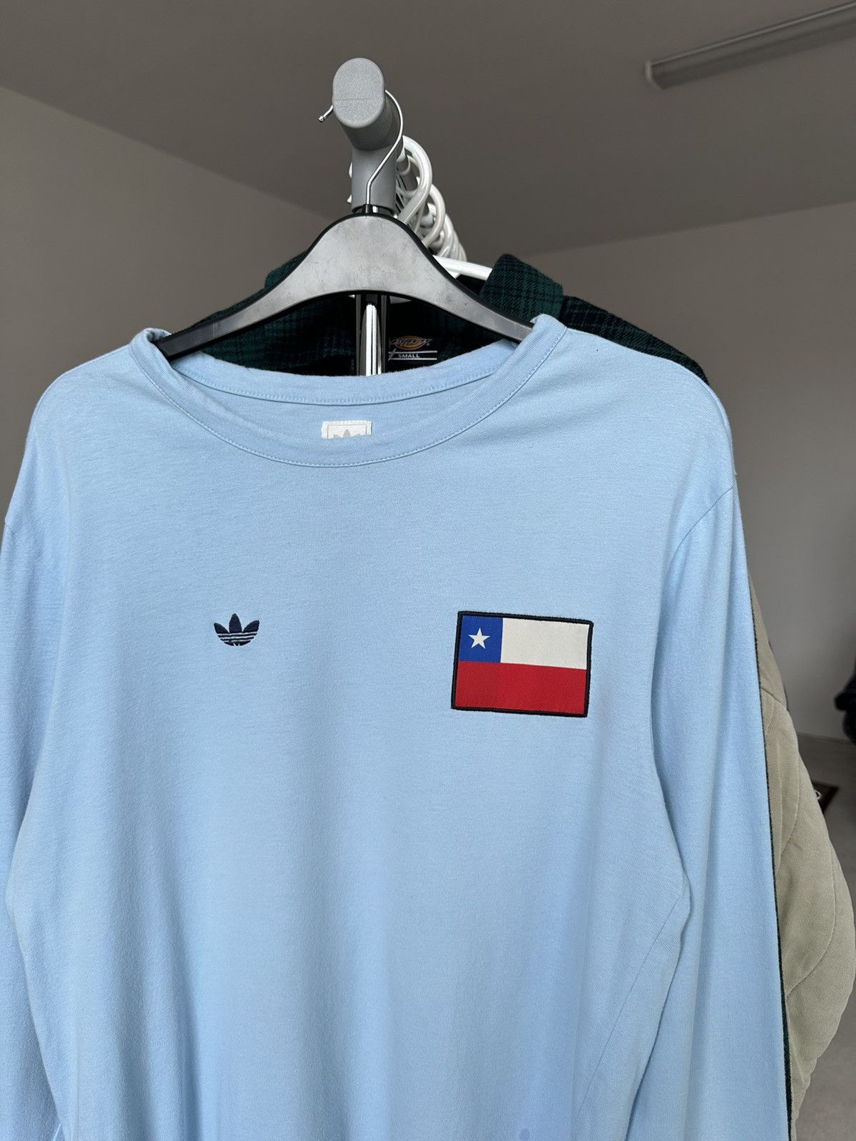 Adidas × Vintage Vintage Adidas Chili Flag Long Sleeve Size US S / EU 44-46 / 1 - 4 Thumbnail