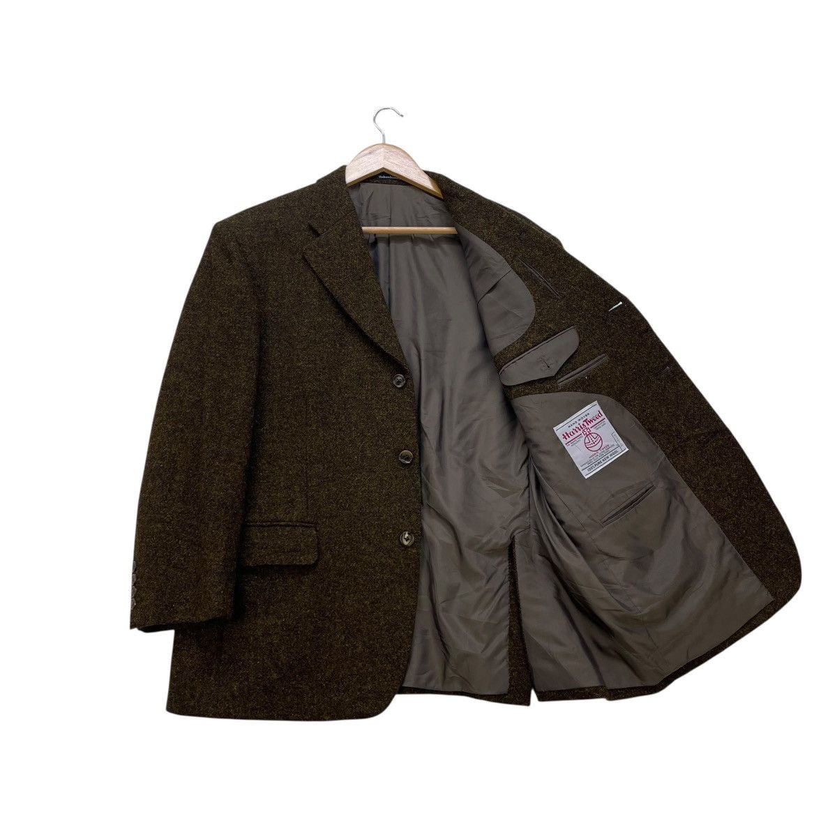 Autumn Cashmere 💥Vintage Harris Tweed Jacket Size M / US 6-8 / IT 42-44 - 1 Thumbnail