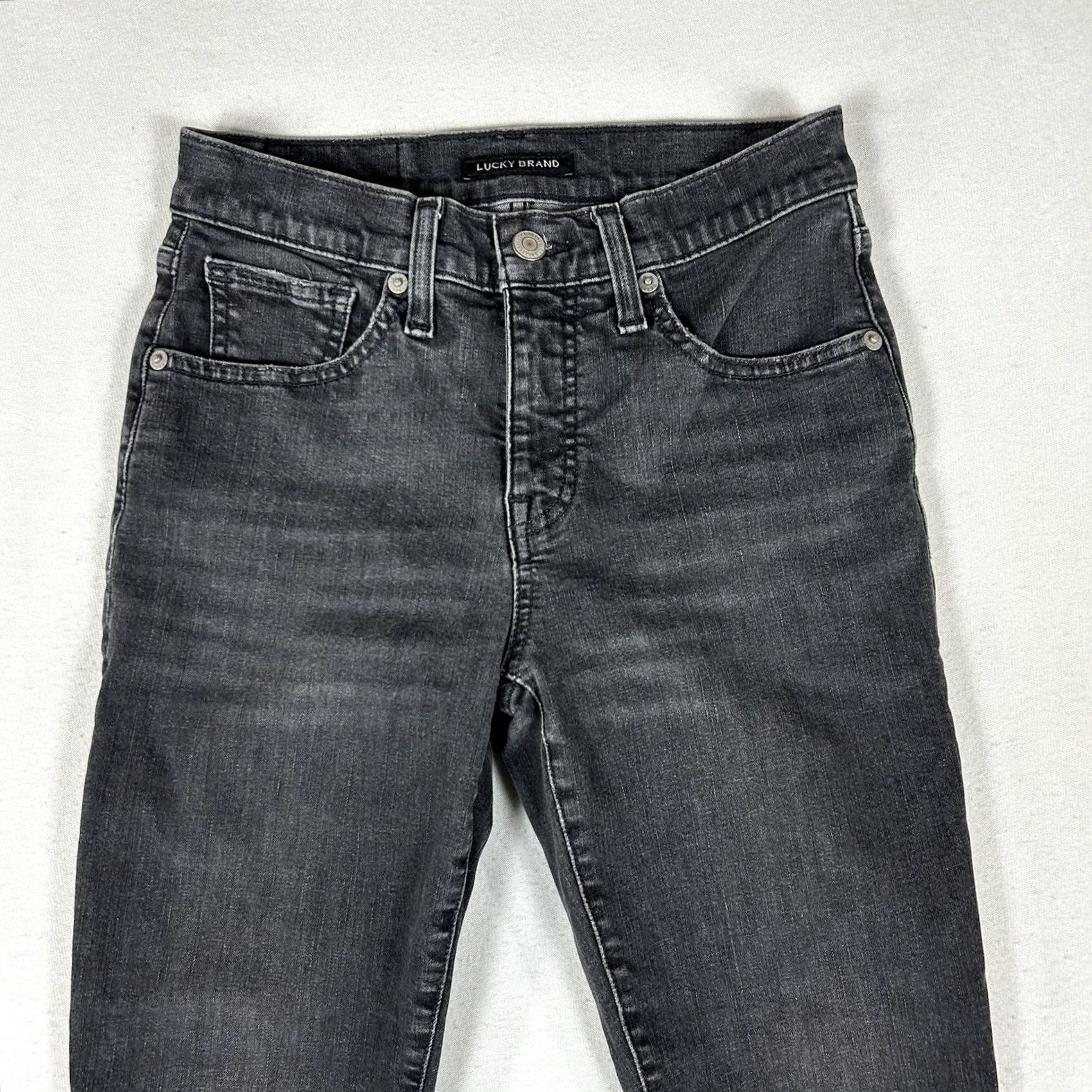 Lucky Brand Lucky Brand Jeans Mid Rise Skinny Ava Ankle 27 In Gray Denim Women's 4/27 Casual Size 27" / US 4 / IT 40 - 3 Thumbnail