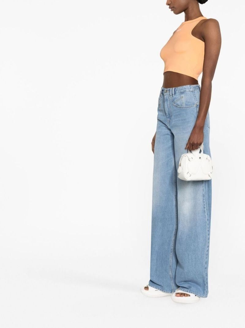 o1mle0425 Ribbed Rowing Crop Tank Top in Noutratu