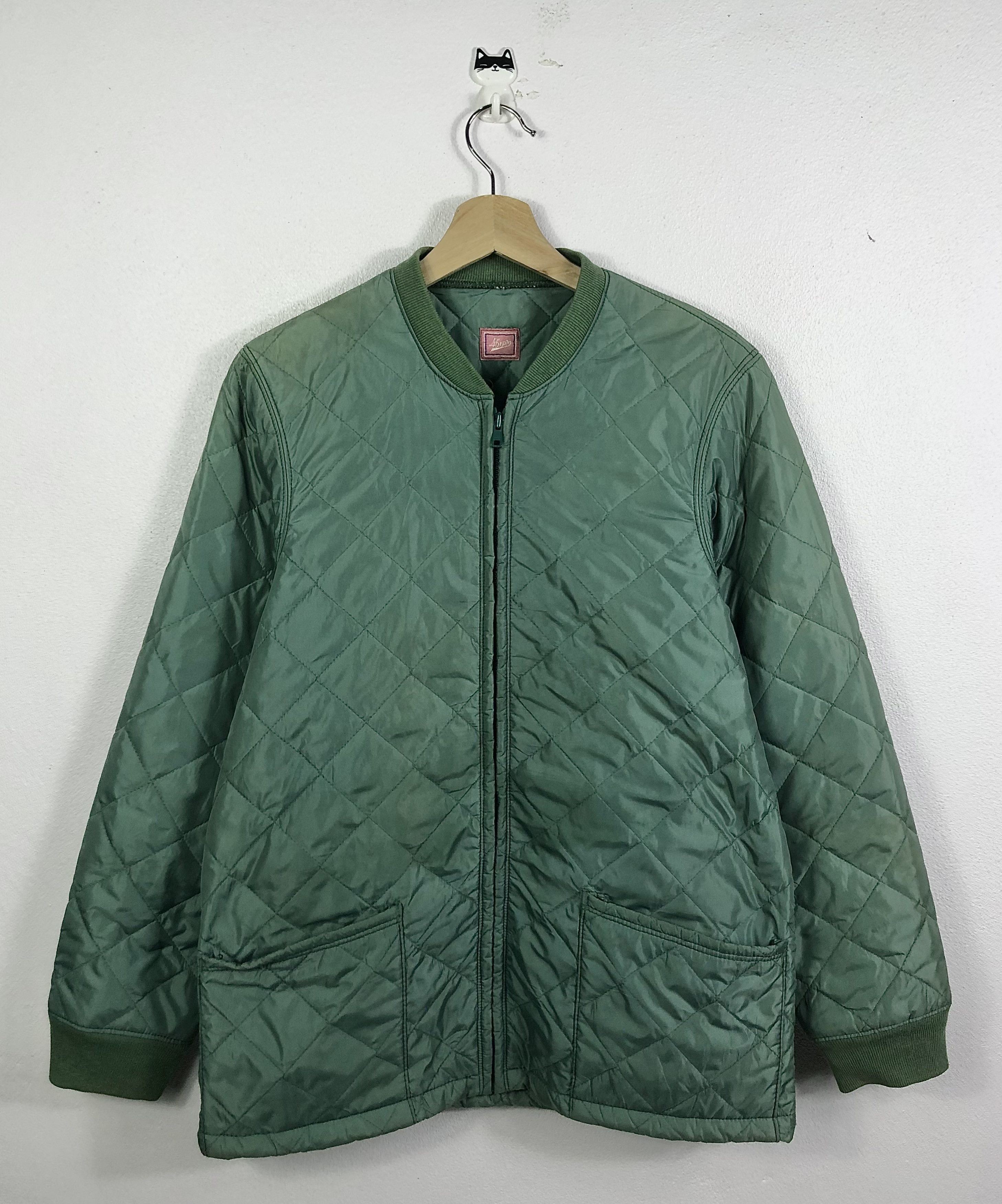 45rpm Rare Vintage 45RPM Japan Quilted Zipper Jacket Size US M / EU 48-50 / 2 - 1 Thumbnail