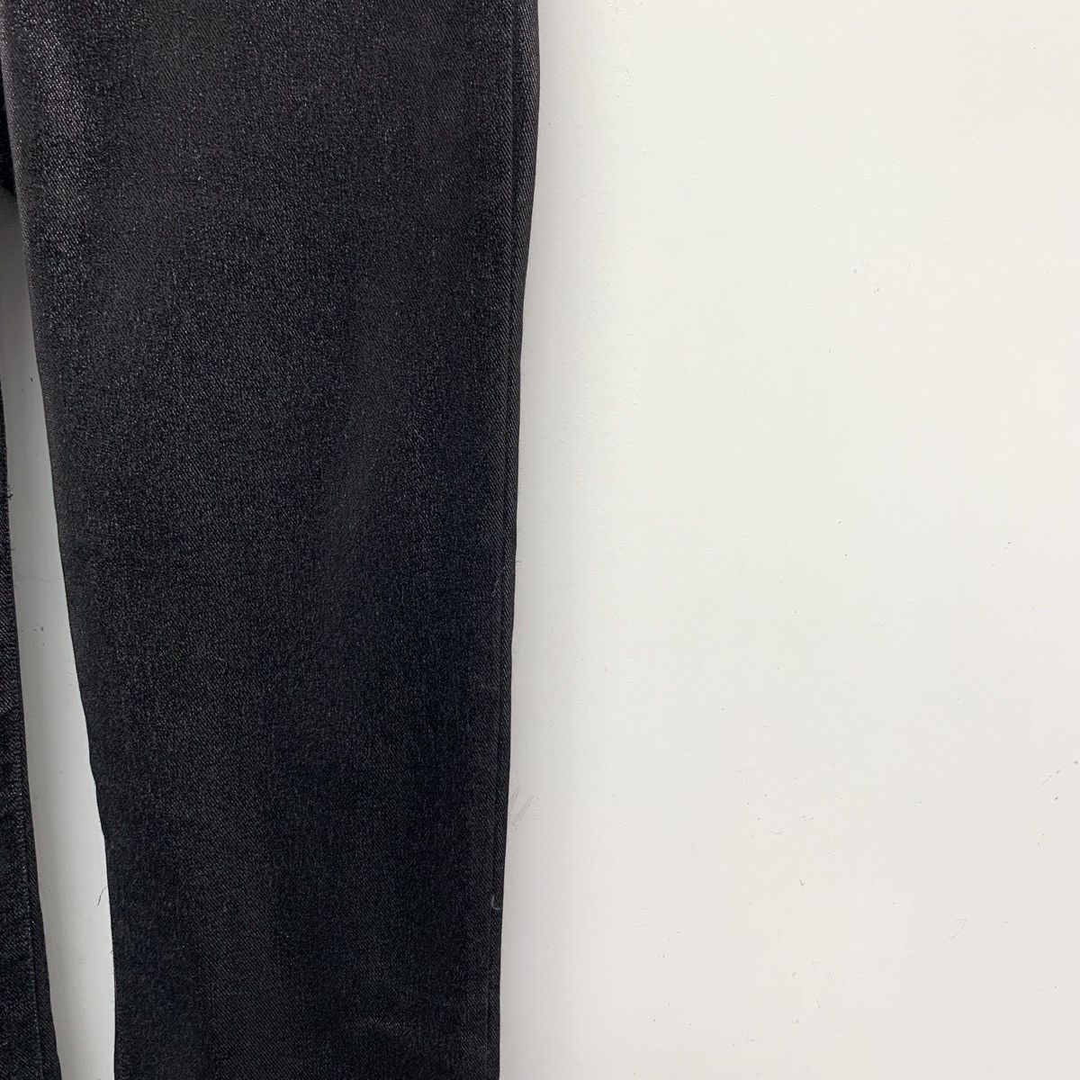 Chanel Chanel Black Vintage Washed Cotton Casual Denim Pants K26WX Size 25" / US 0 / IT 36 - 4 Thumbnail