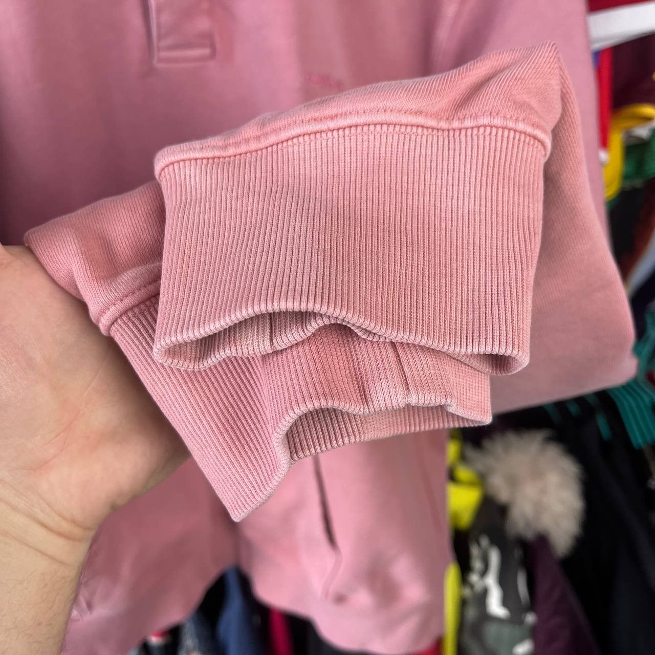Carhartt Carhartt Baggy Pink Duster Script Sweatshirt Size L Size US L / EU 52-54 / 3 - 6 Thumbnail