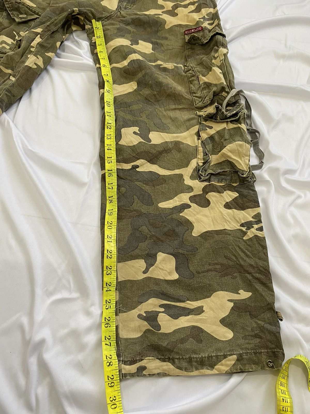 If Six Was Nine × Japanese Brand × Le Grande Bleu (L.G.B.) Hug ecko Cargo Pants Size US 28 / EU 44 - 12 Thumbnail
