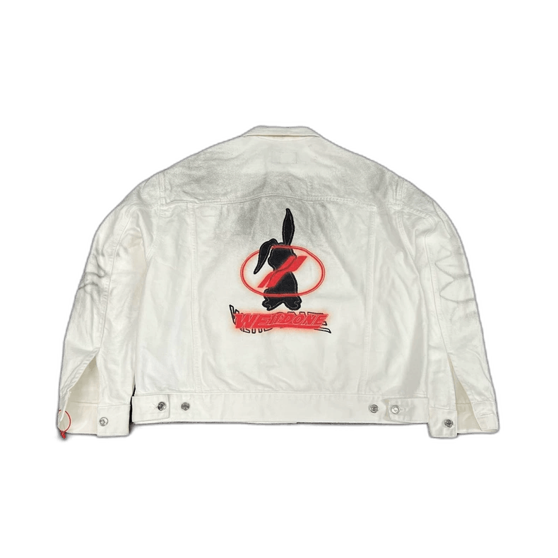 11 By Boris Bidjan Saberi We11done Limited Edition White Denim Jacket Size US M / EU 48-50 / 2 - 1 Thumbnail