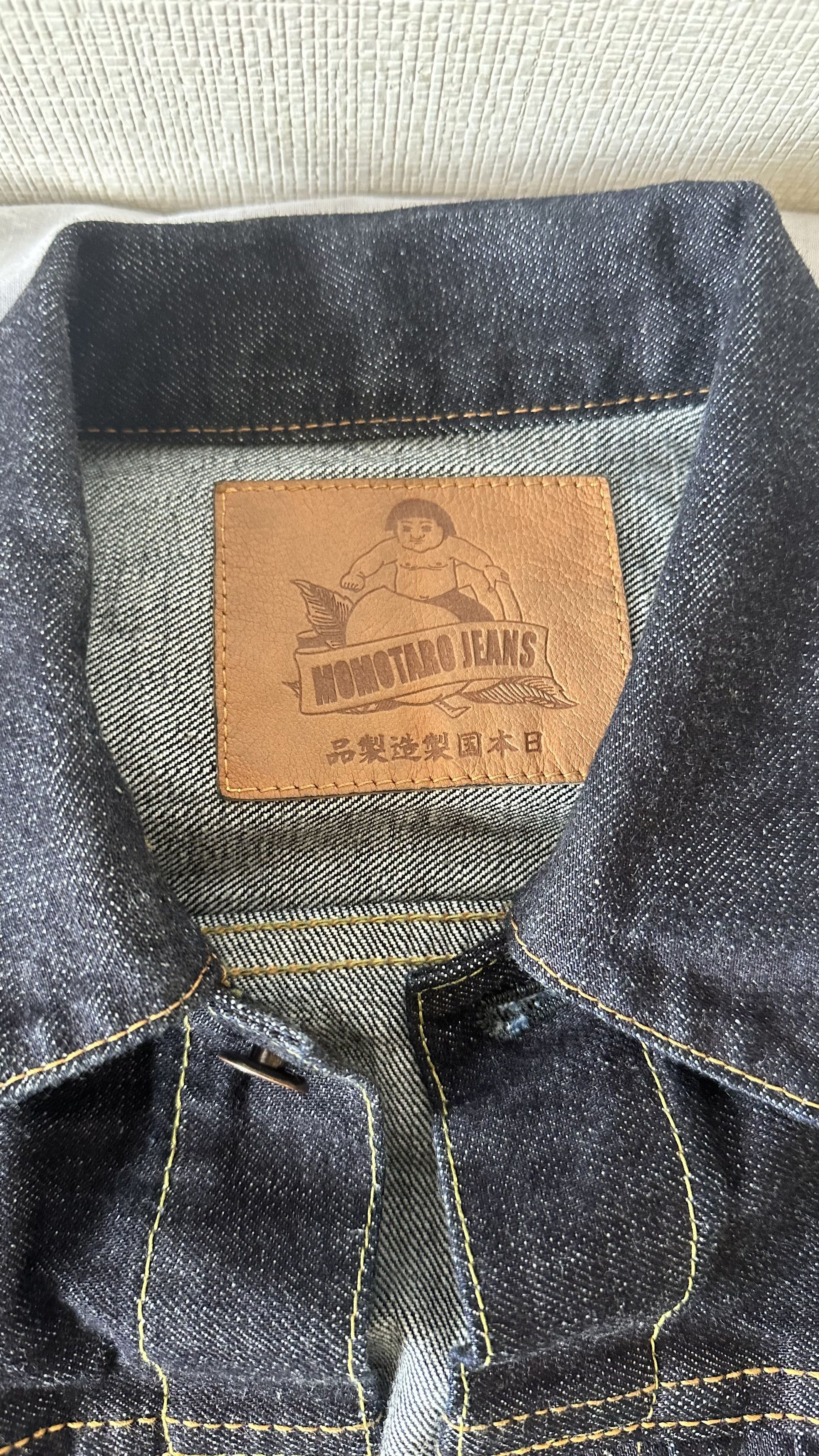 Momotaro Jeans Momotaro Jeans 14.7oz Deep Double Pocket Denim Jacket Size US XXS / EU 40 - 6 Thumbnail