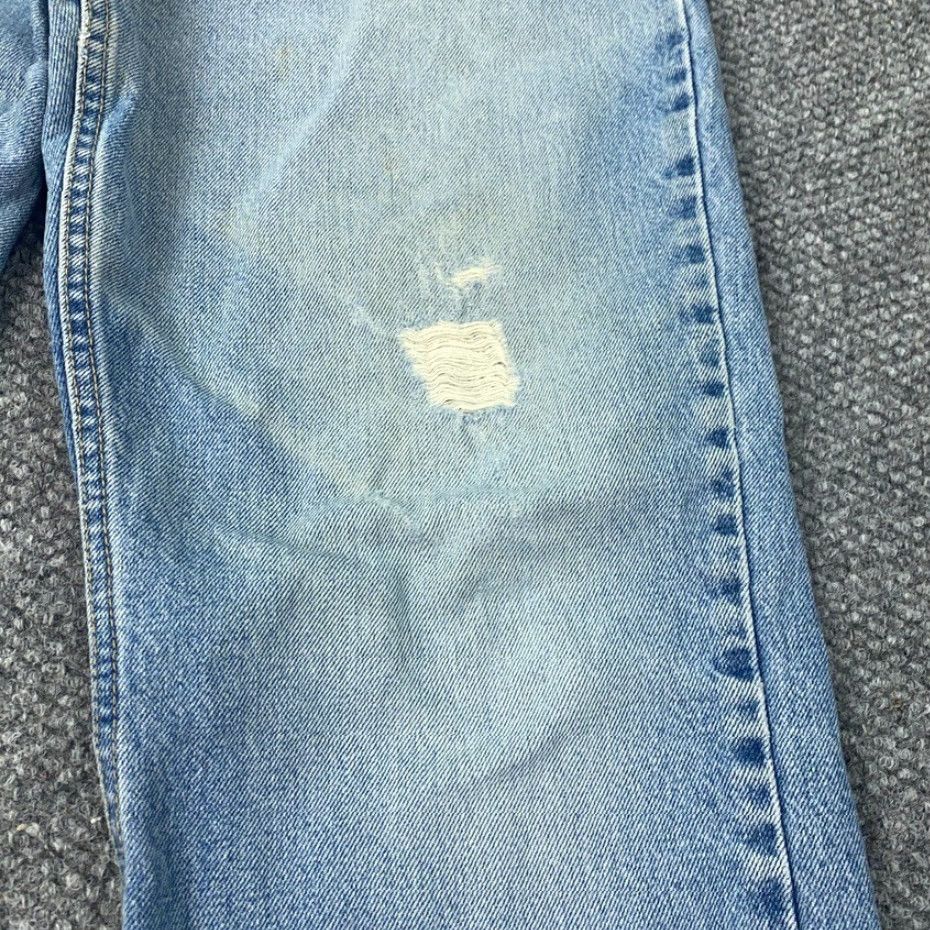 Vintage US Polo Assn Jeans Mens 40x30 Blue Loose Relaxed Straight Faded Distressed Y2K Size US M / EU 48-50 / 2 - 6 Thumbnail
