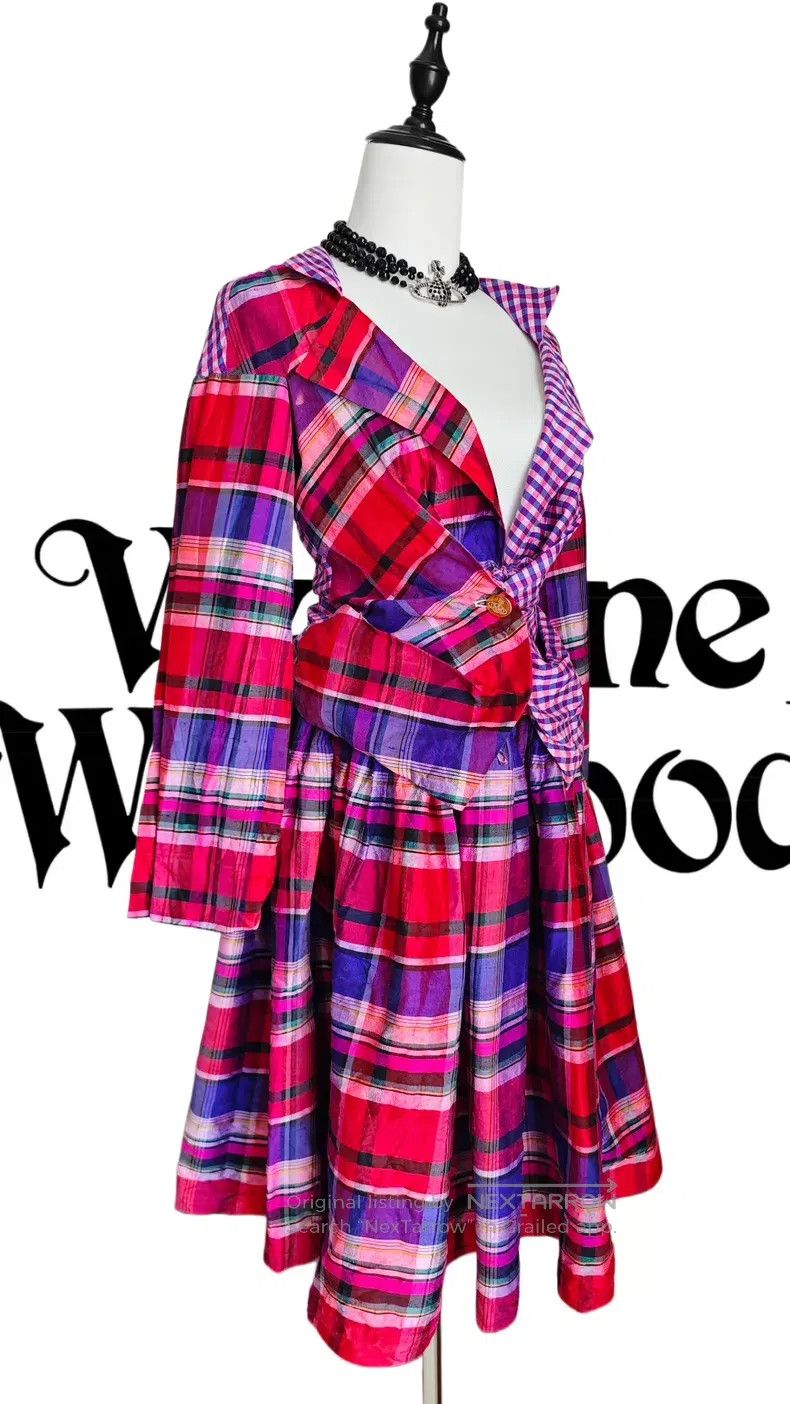 Vivienne Westwood Vivienne Westwood Plaid Patchwork Suit Size XS / US 0-2 / IT 36-38 - 6 Thumbnail