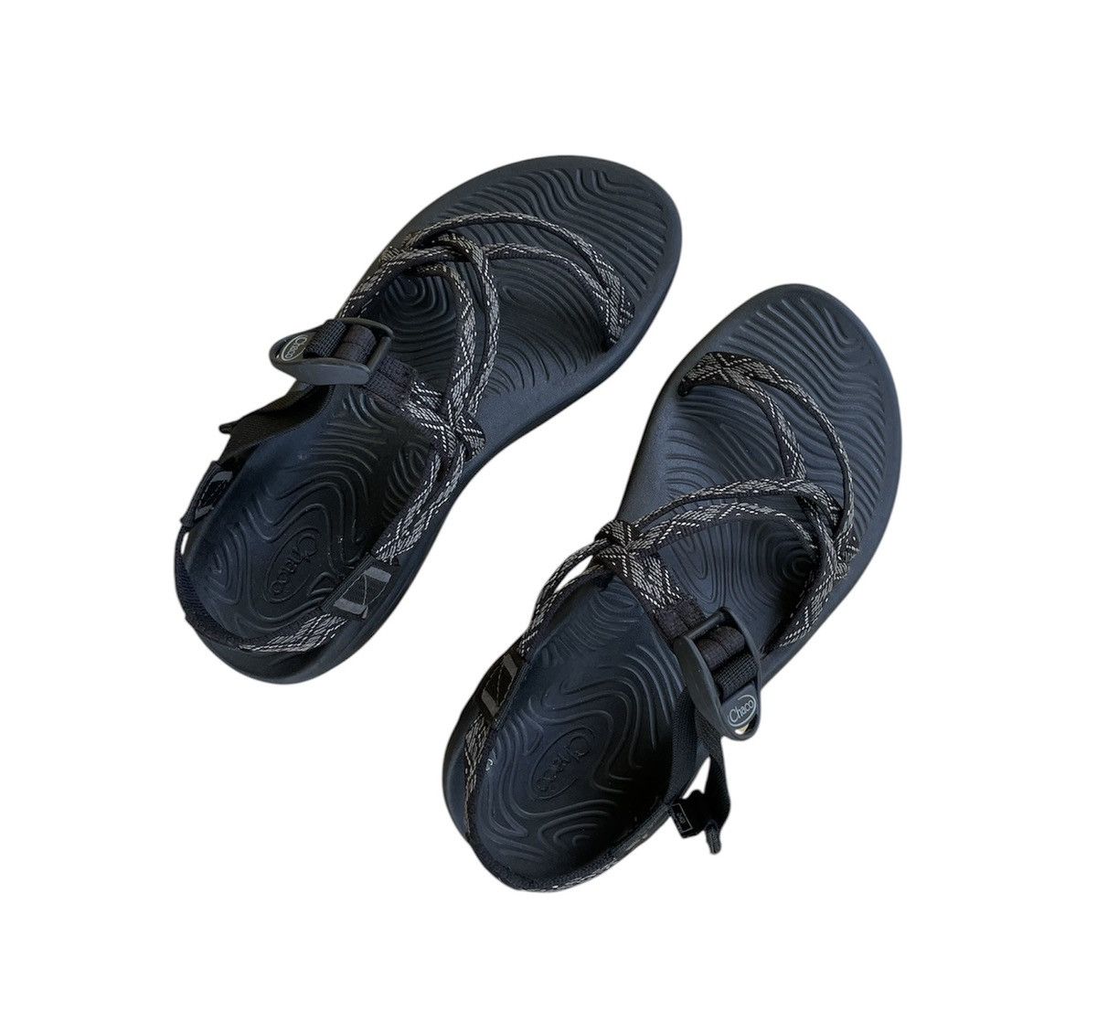Chaco RARE🔥 Chaco Zvolv X2 Strappy Black Grey Adjustable Hiking Size US 7.5 / IT 37.5 - 2 Thumbnail