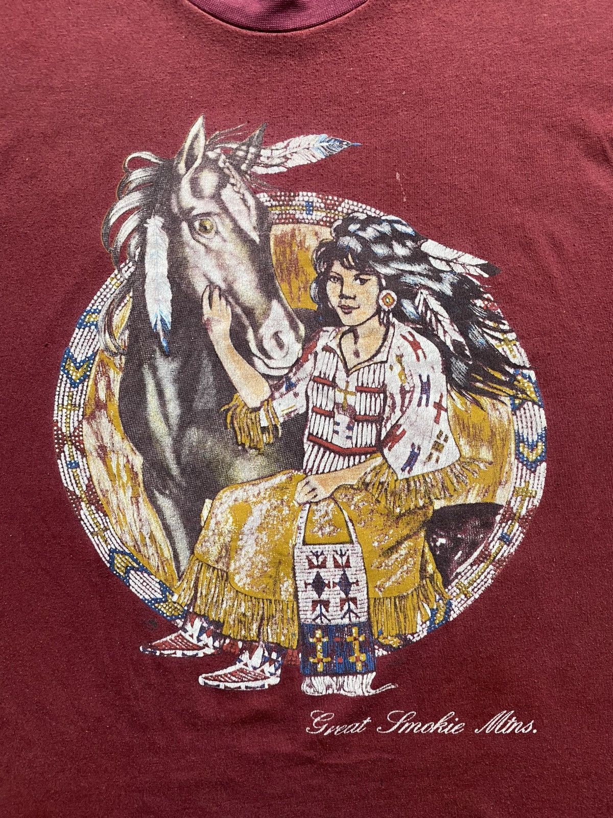 Vintage Vintage T-shirt 80s Size US L / EU 52-54 / 3 - 3 Thumbnail
