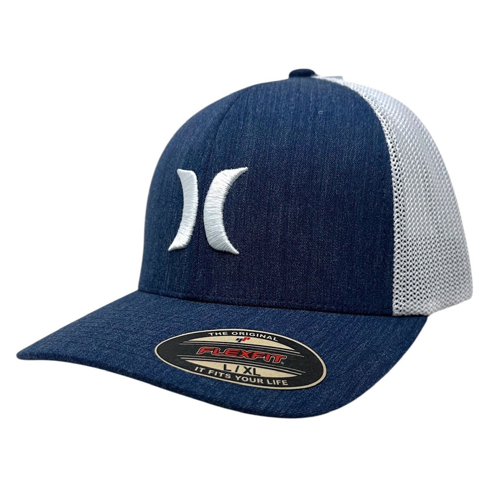 Hurley Hurley Hat Icon Textures Stretch Flex Fit Mesh Trucker Cap Size ONE SIZE - 1 Thumbnail