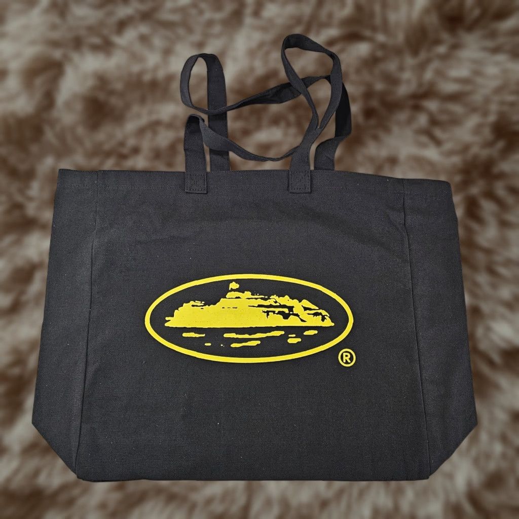 Vintage Cortiez Air Max 95 Tote Bag Medium Black Canvas Casual Travel Mens