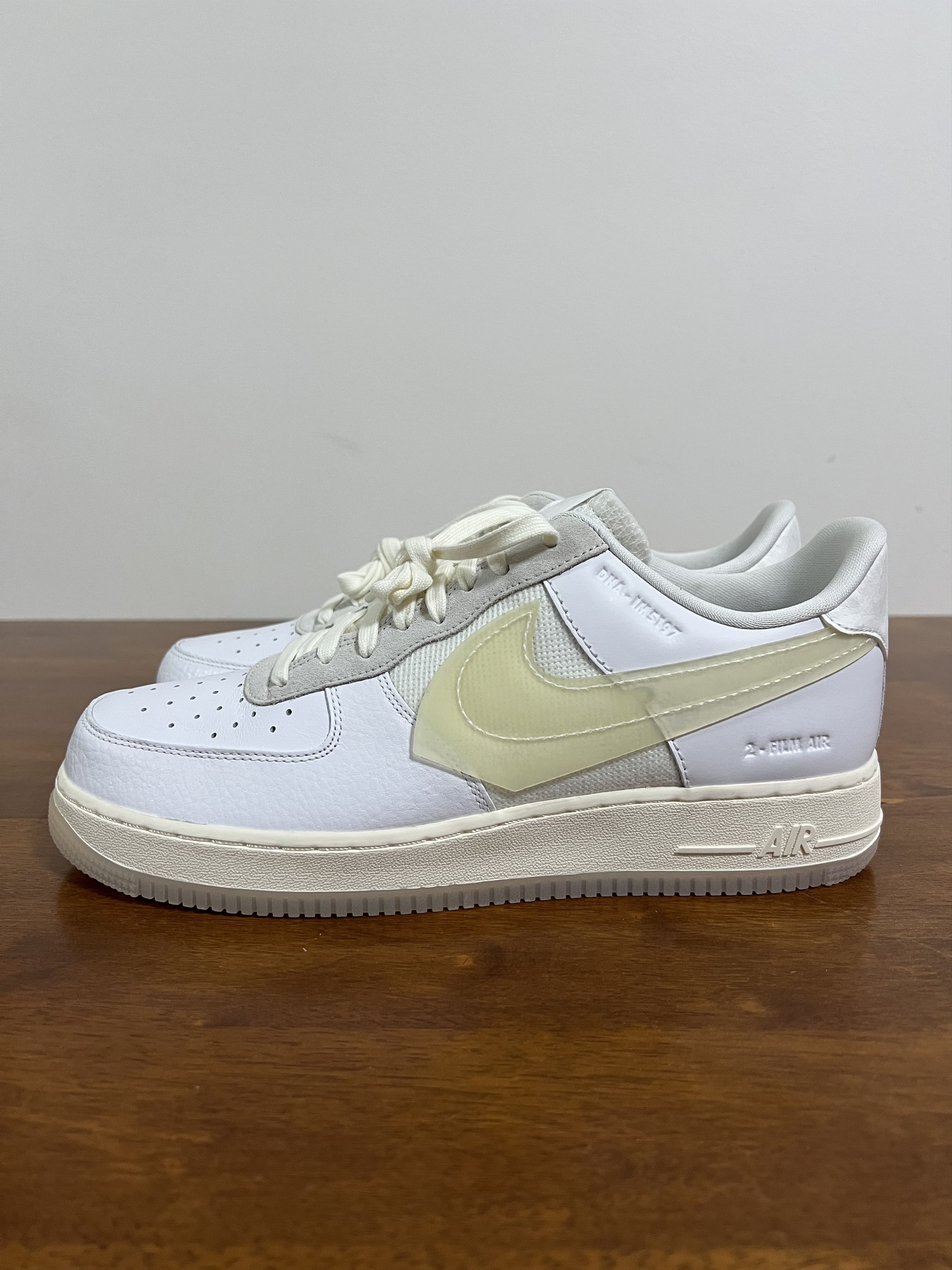 💚 2020 Nike Air Force LV8 DNA White/White-Sail-Black