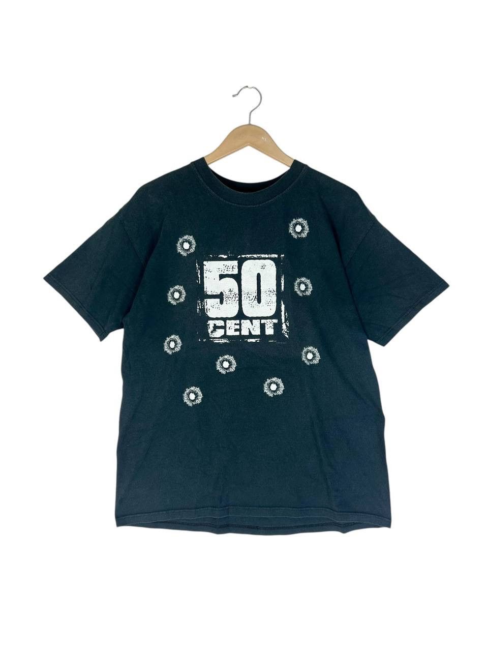 Rap Tees Vintage Y2K 50 Cent Promo Tees/ Raptees Gangstar Rap Hip Hop Size US L / EU 52-54 / 3 - 1 Thumbnail