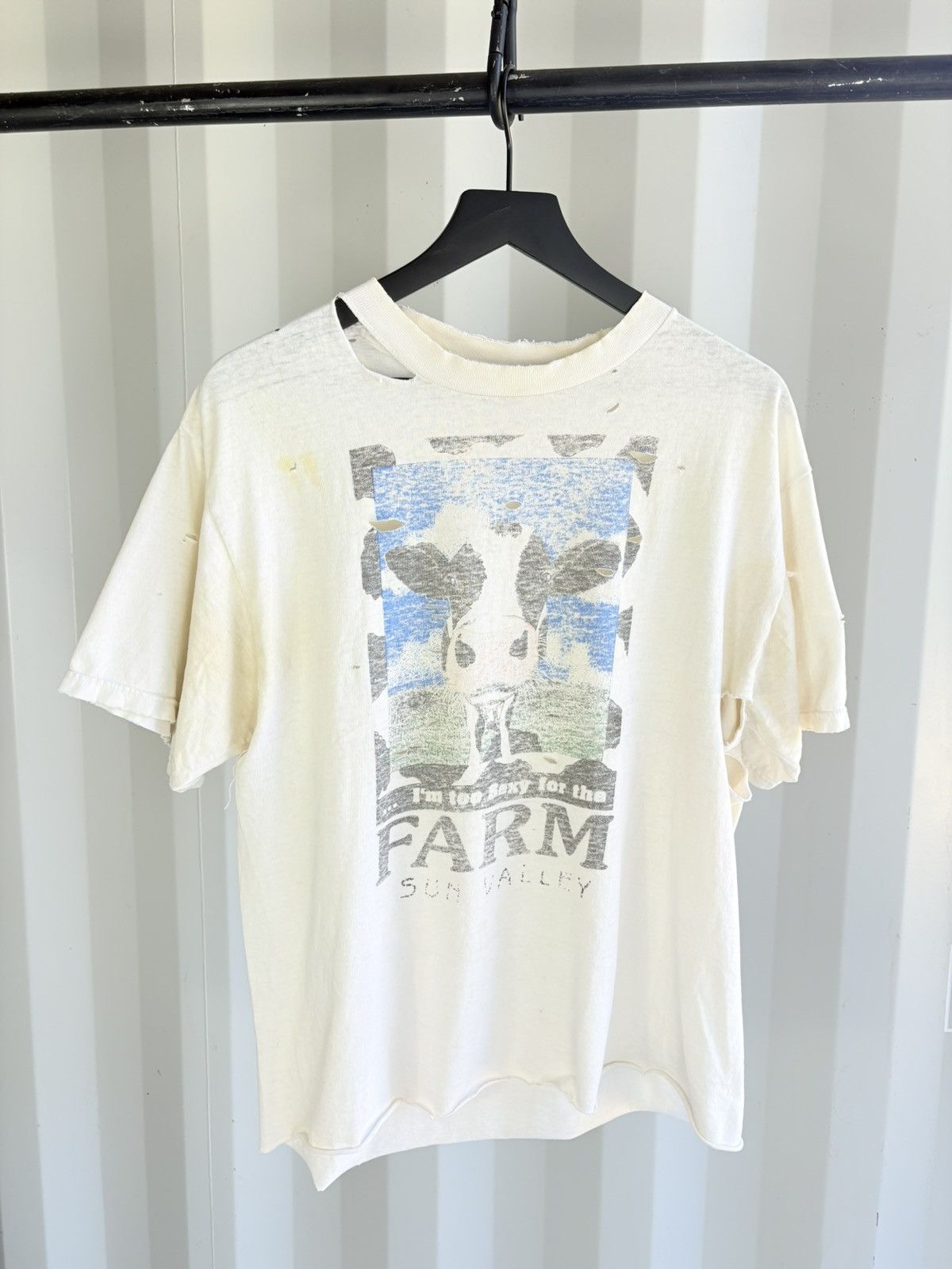 Vintage Too Sexy Thrashed Distressed Faded Grunge Thin Band Size US XL / EU 56 / 4 - 2 Thumbnail