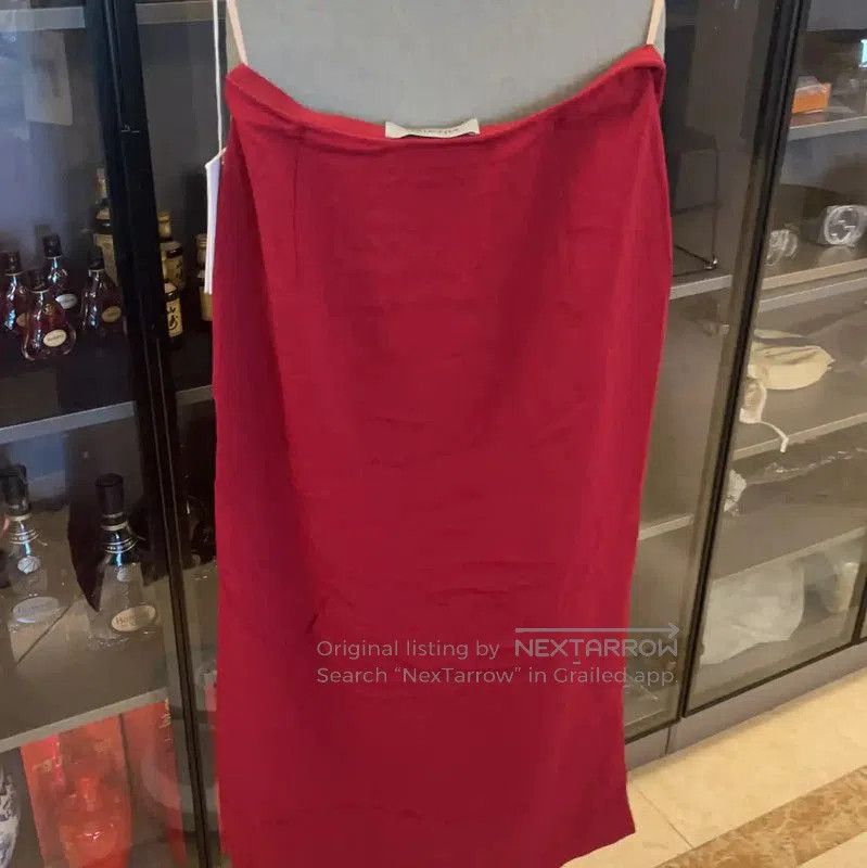 Valentino Valentino Pink Silk Midi Skirt . Size 23" - 2 Thumbnail
