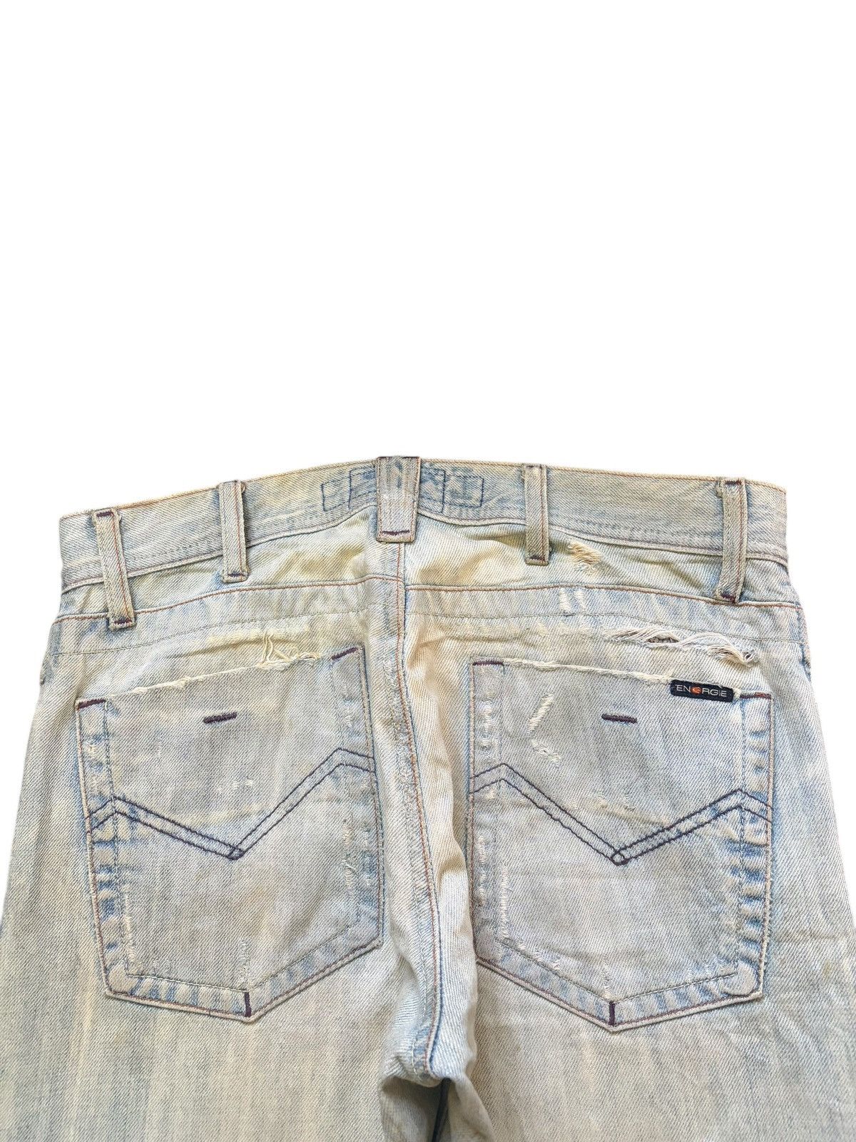 Energie Vintage Italy Energie Mud Wash Distressed Jeans Size US 31 - 4 Thumbnail