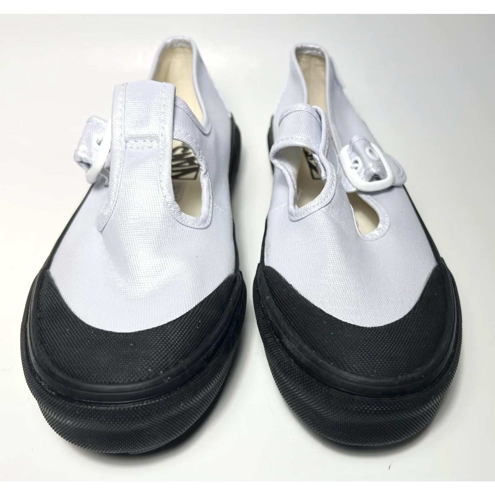 Vans VANS Style 93 Shoes Metallic Canvas White Women 5.5 4" Size M / US 6-8 / IT 42-44 - 4 Thumbnail