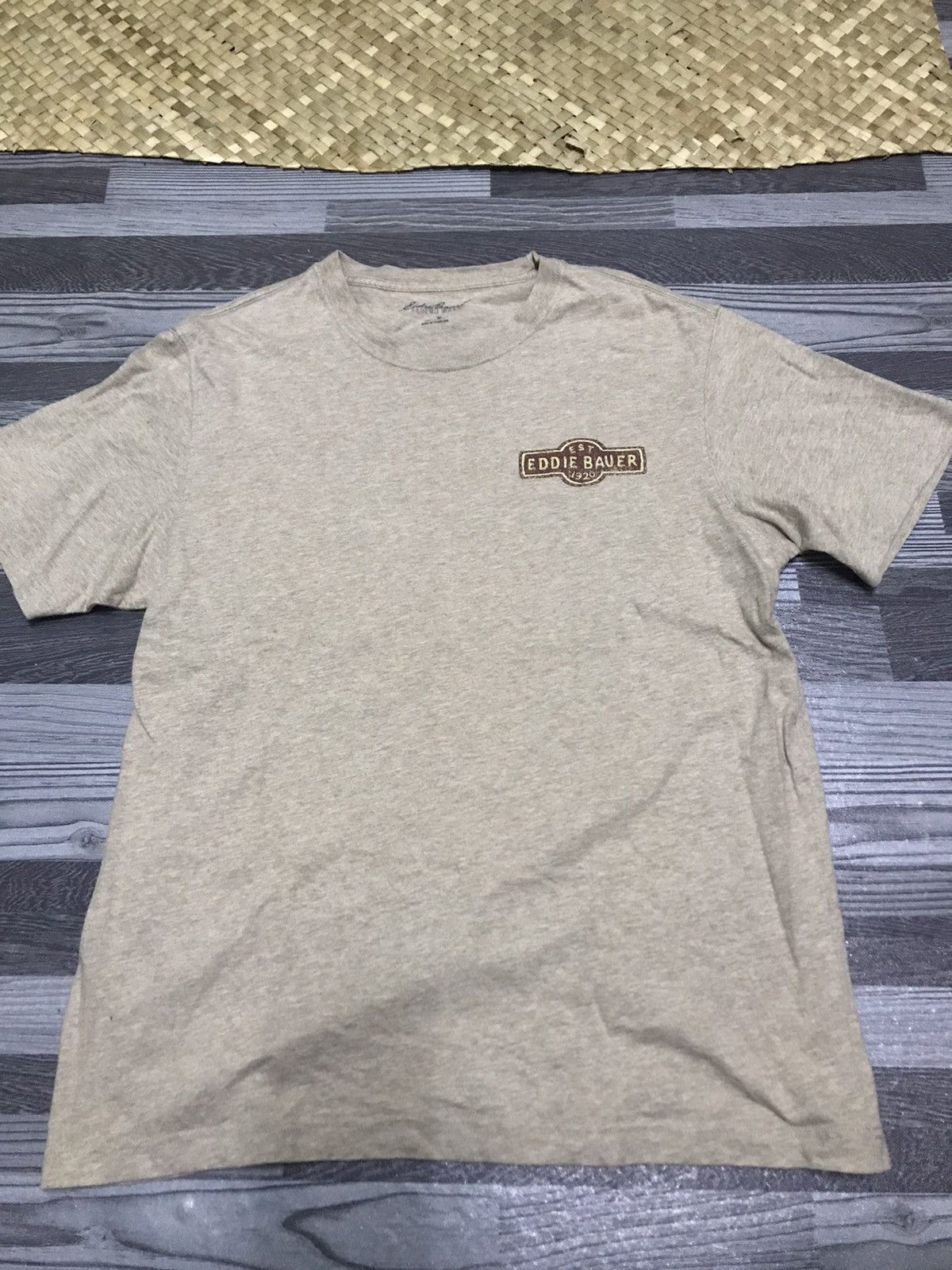 Eddie Bauer Men's Reel Em in Graphic Tee(Heather Indigo) - Eddie Bauer
