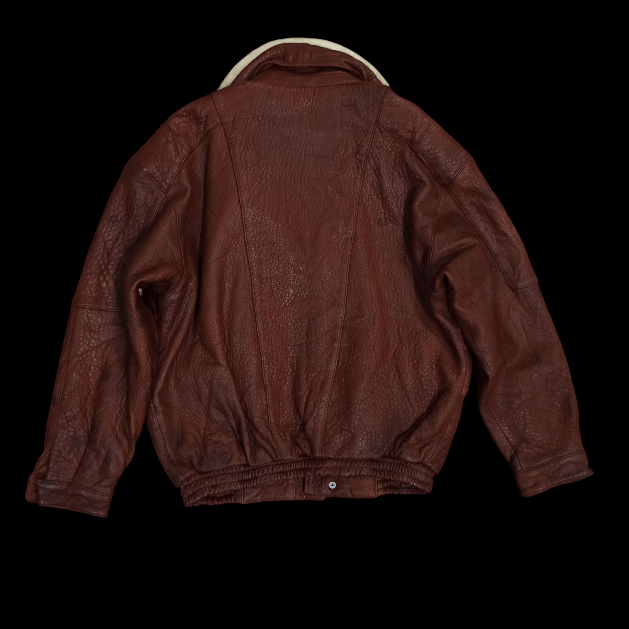 Vintage Vintage 80's A2 STYLE SHEEPSKIN AVIATOR JACKET Size US L / EU 52-54 / 3 - 5 Thumbnail