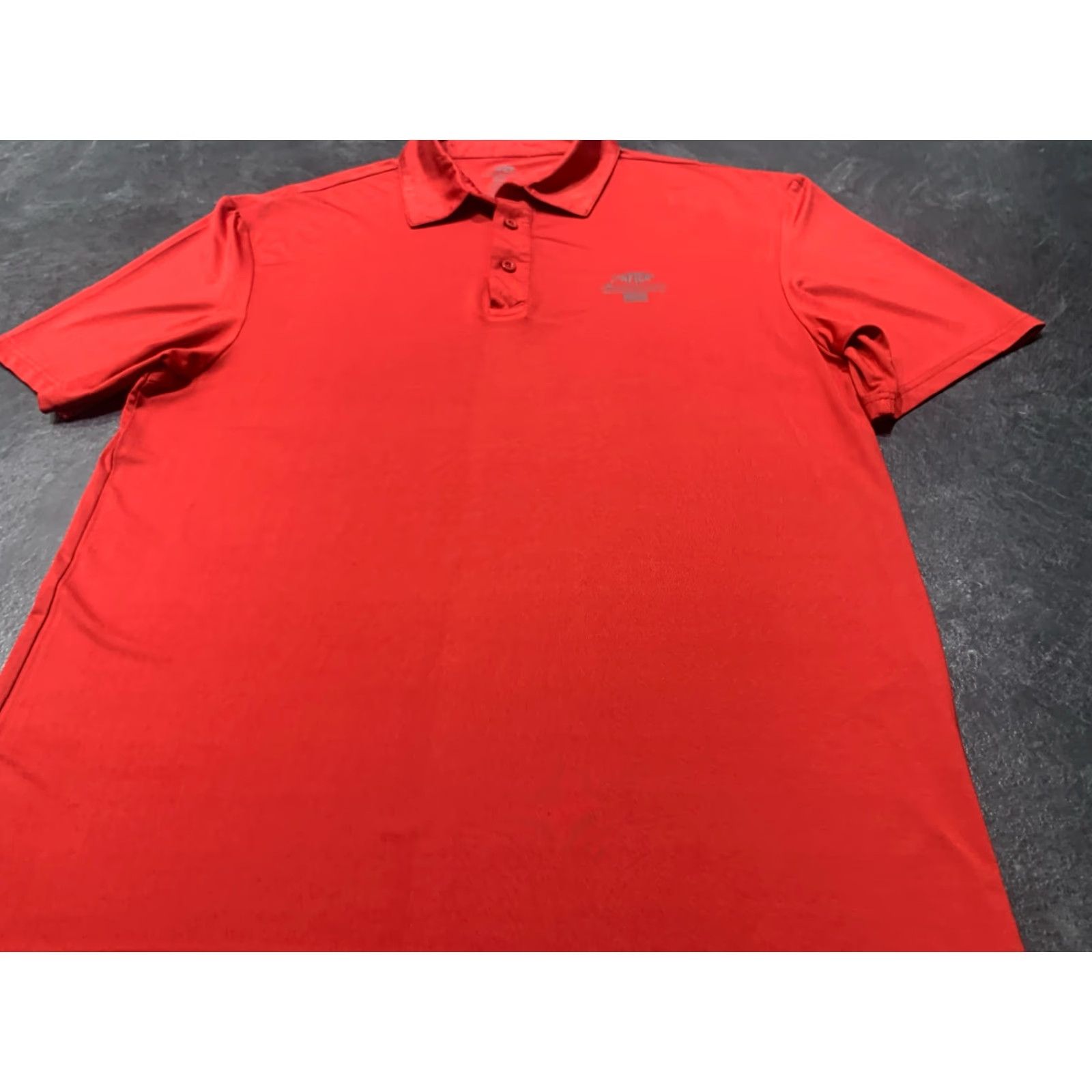 Vintage VINTAGE AFTCO Polo Shirt Men Large Red Performance 90s Size US L / EU 52-54 / 3 - 2 Thumbnail