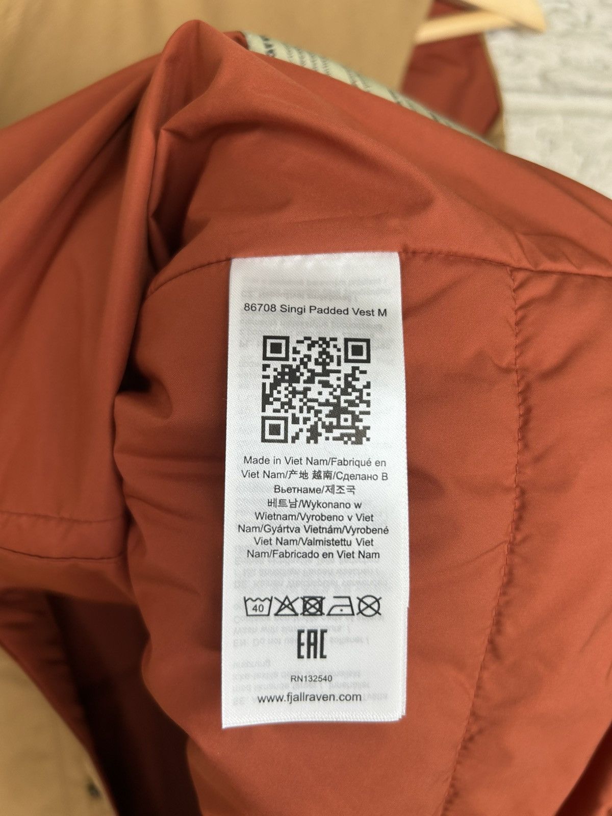Fjallraven Fjallraven Singi Padded Vest Size US L / EU 52-54 / 3 - 13 Thumbnail