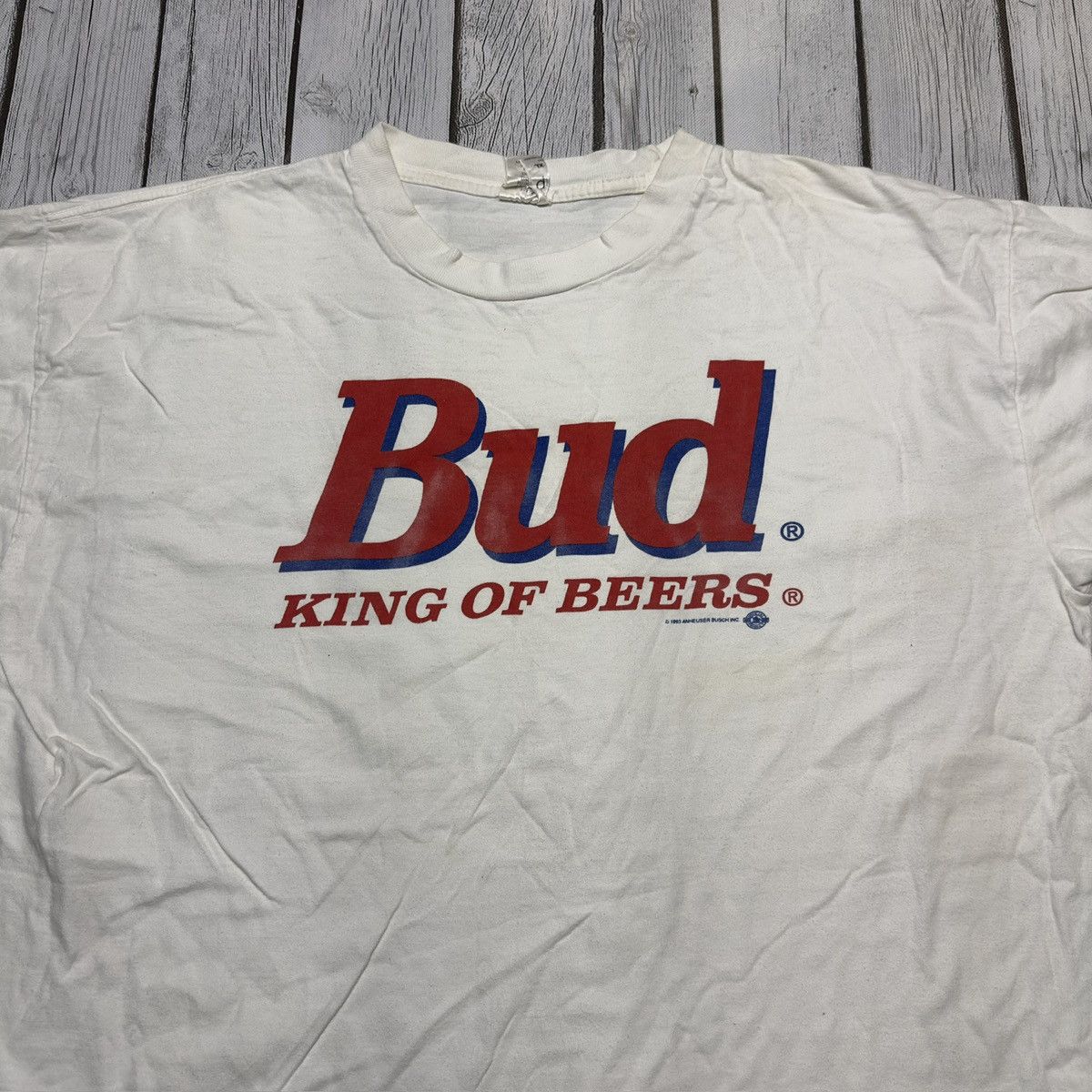 Budweiser × Vintage Vintage Budweiser tee Size US XL / EU 56 / 4 - 3 Thumbnail