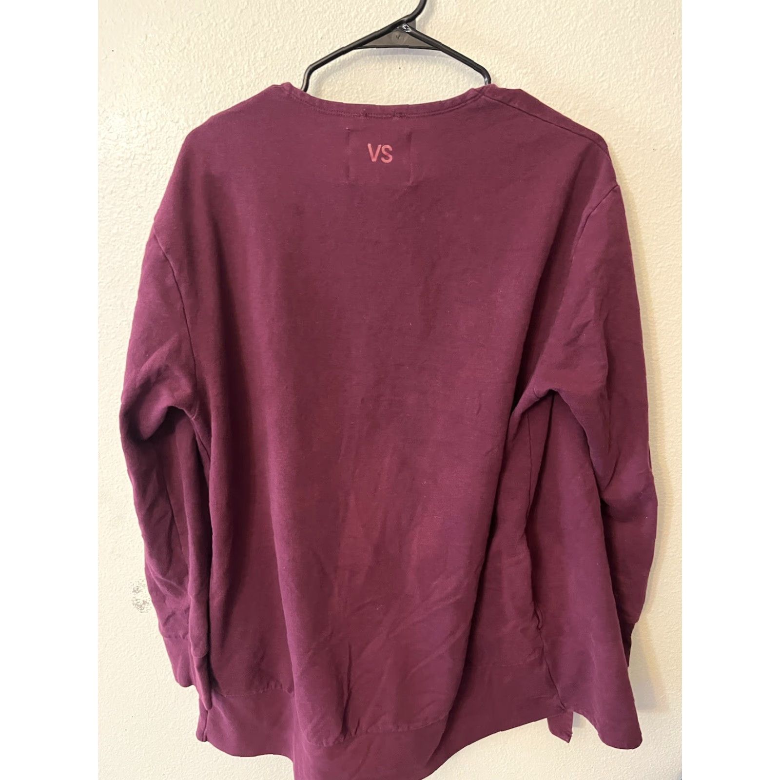 Victoria's Secret VINTAGE Victoria's Secret Burgundy Open Front Cardigan Sweater Medium Women Sports Size M / US 6-8 / IT 42-44 - 2 Thumbnail
