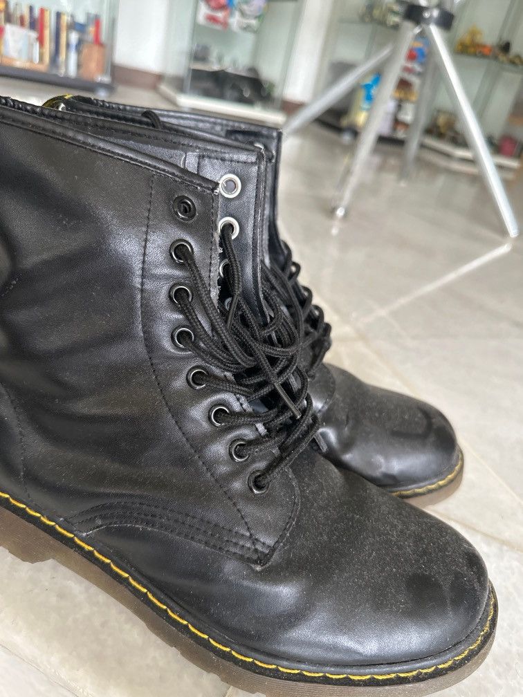 Dr. Martens Dr Martens Leather Boots AirWair Size US 11.5 / EU 44-45 - 7 Thumbnail