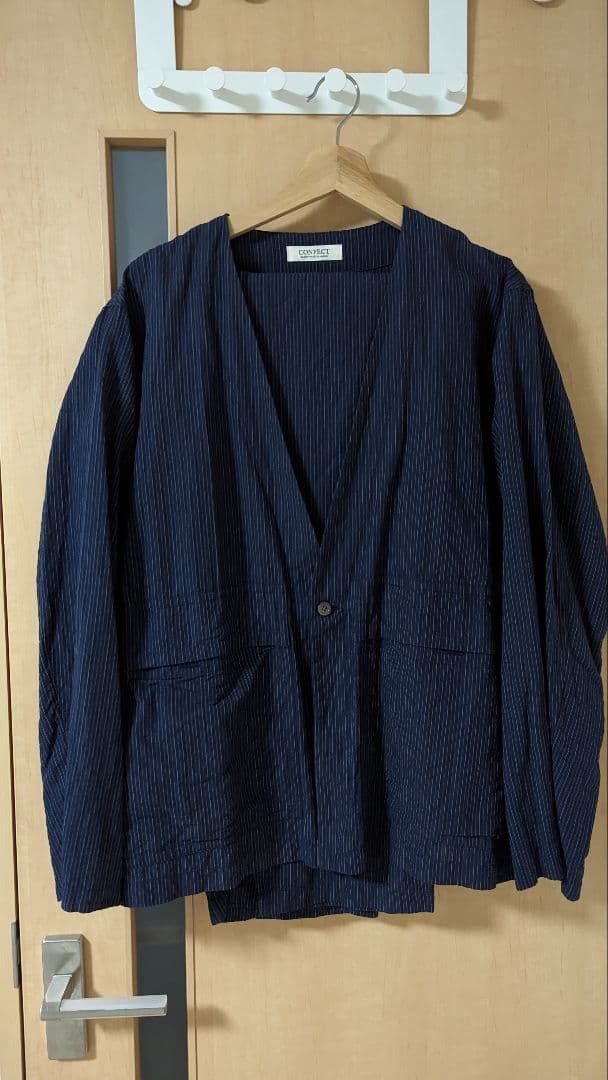CONFECT Stripe Linen and Pants Matching Combo Size US M / EU 48-50 / 2 - 1 Thumbnail