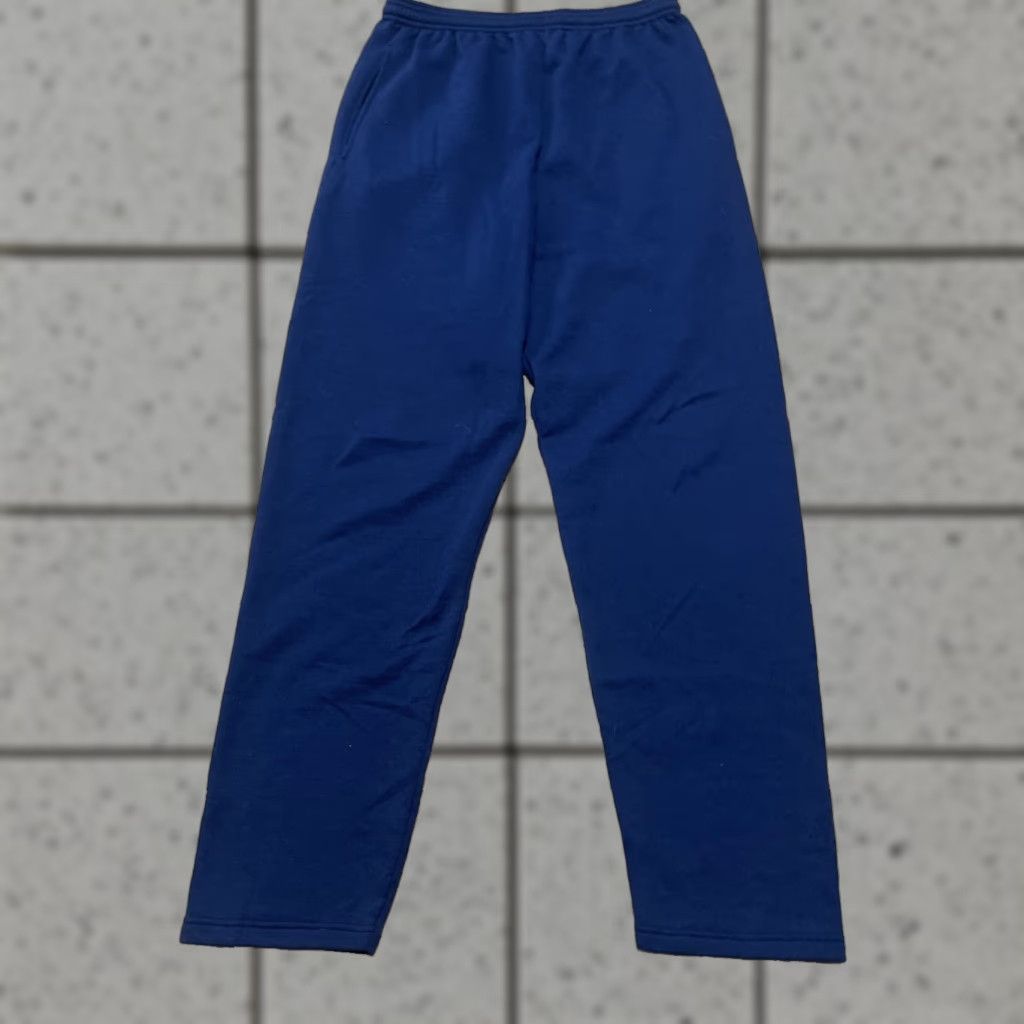 Hanes VINTAGE Hanes Sweatpants Men L Blue Joggers 90s Sports Casual Comfort Size US 33 - 1 Thumbnail
