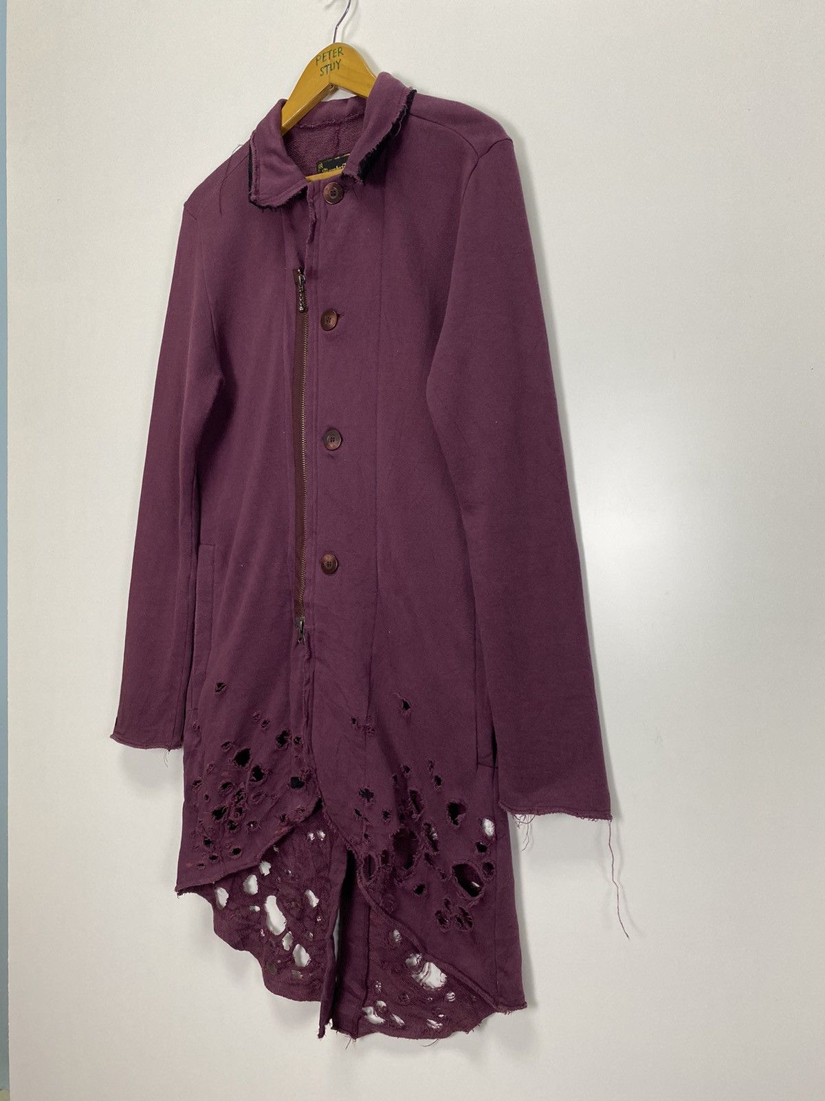 Japanese Brand × Vintage Bambridge distress sweat jacket Size M / US 6-8 / IT 42-44 - 4 Thumbnail