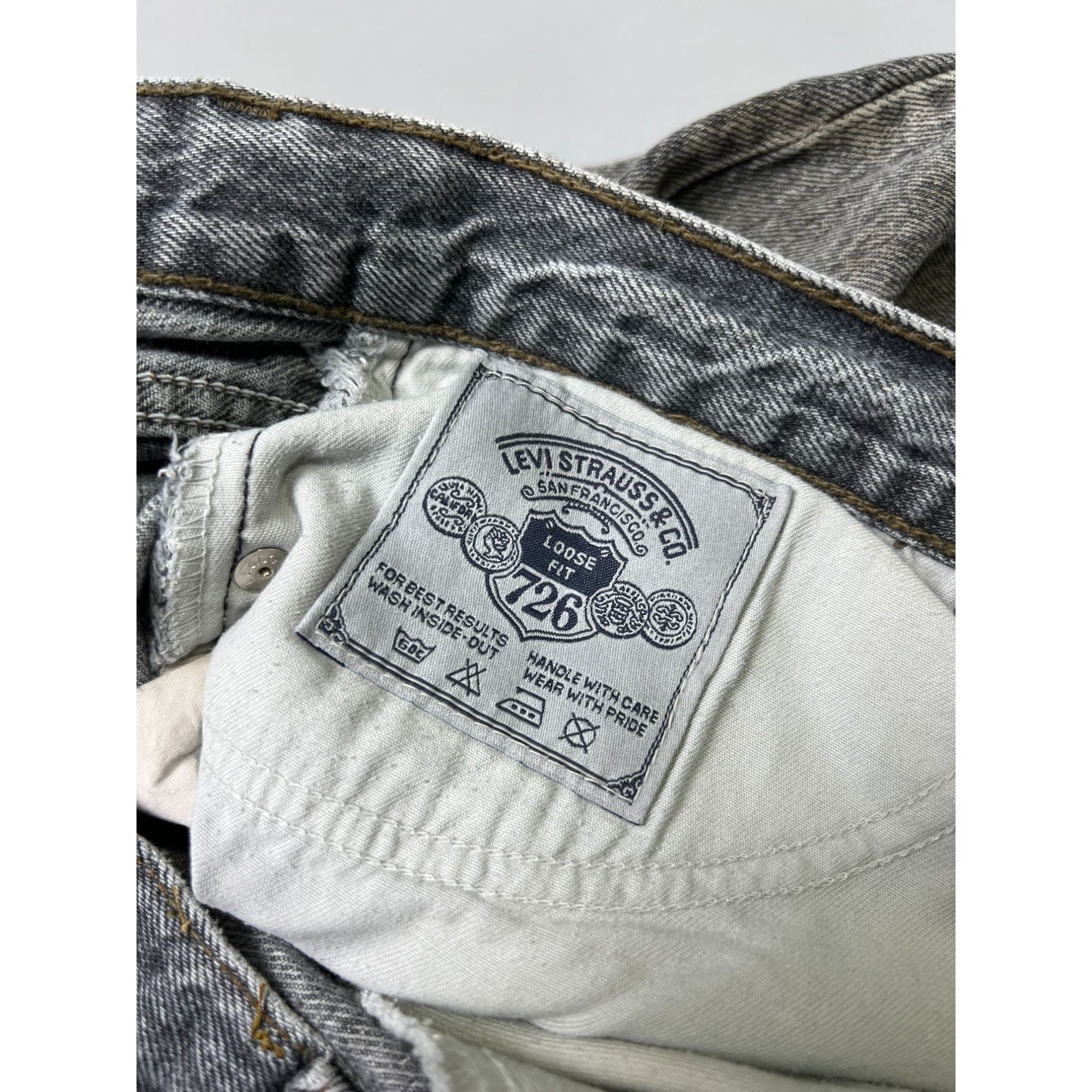Levi's Levi’s 726 Silver Tab Loose Fit Denim Jeans (Y1052) Size US 32 / EU 48 - 10 Thumbnail