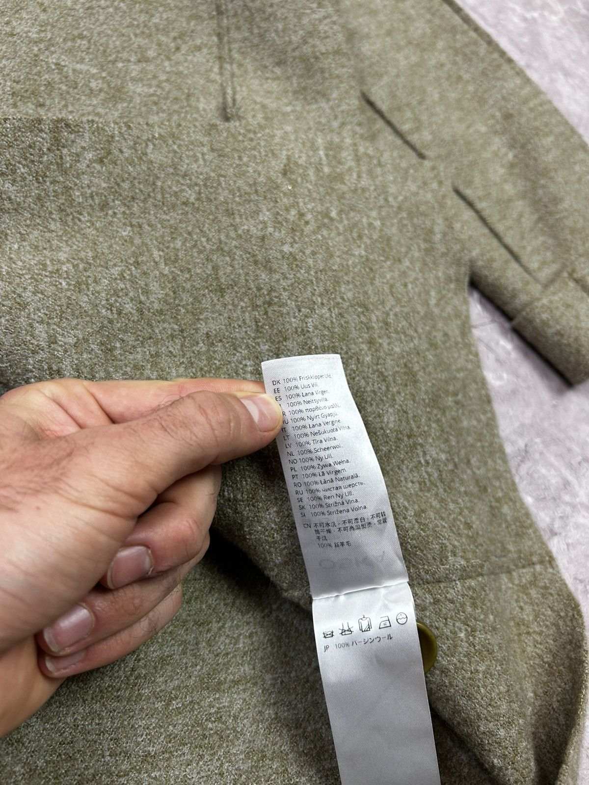OSKA OSKA Coat Boiled Wool with Pockets Size 1 Heather Size M / US 6-8 / IT 42-44 - 10 Thumbnail