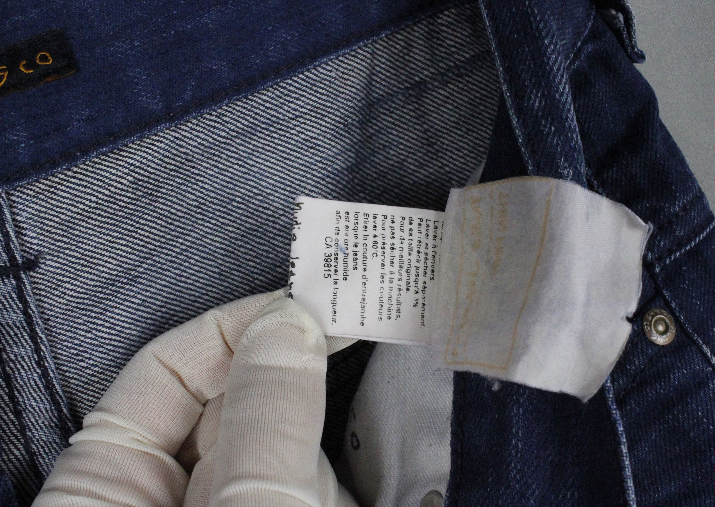 Japanese Brand × Jean × Nudie Jeans Nudie Jeans Indigo Blue Coated Denim Pants Size US 29 - 5 Thumbnail