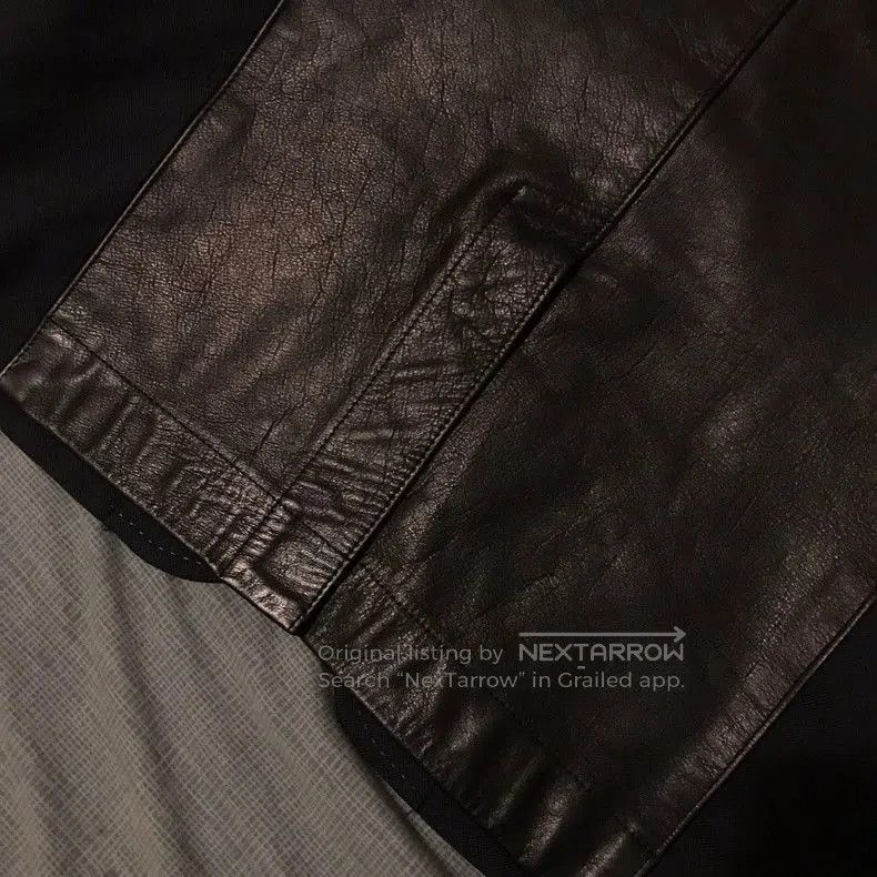 Junya Watanabe Comme des Garcons Leather Panel Blazer. Size US L / EU 52-54 / 3 - 6 Thumbnail