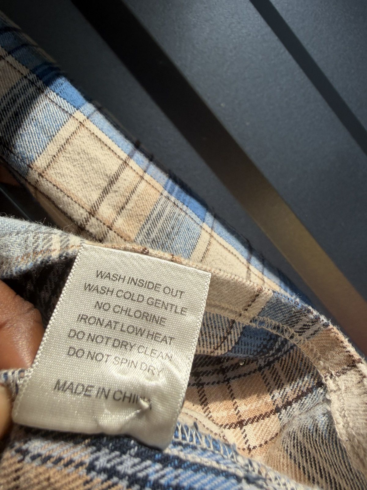 Vale Vale Forever Skyfall Flannel 'Cream/Blue' Size US XL / EU 56 / 4 - 4 Thumbnail