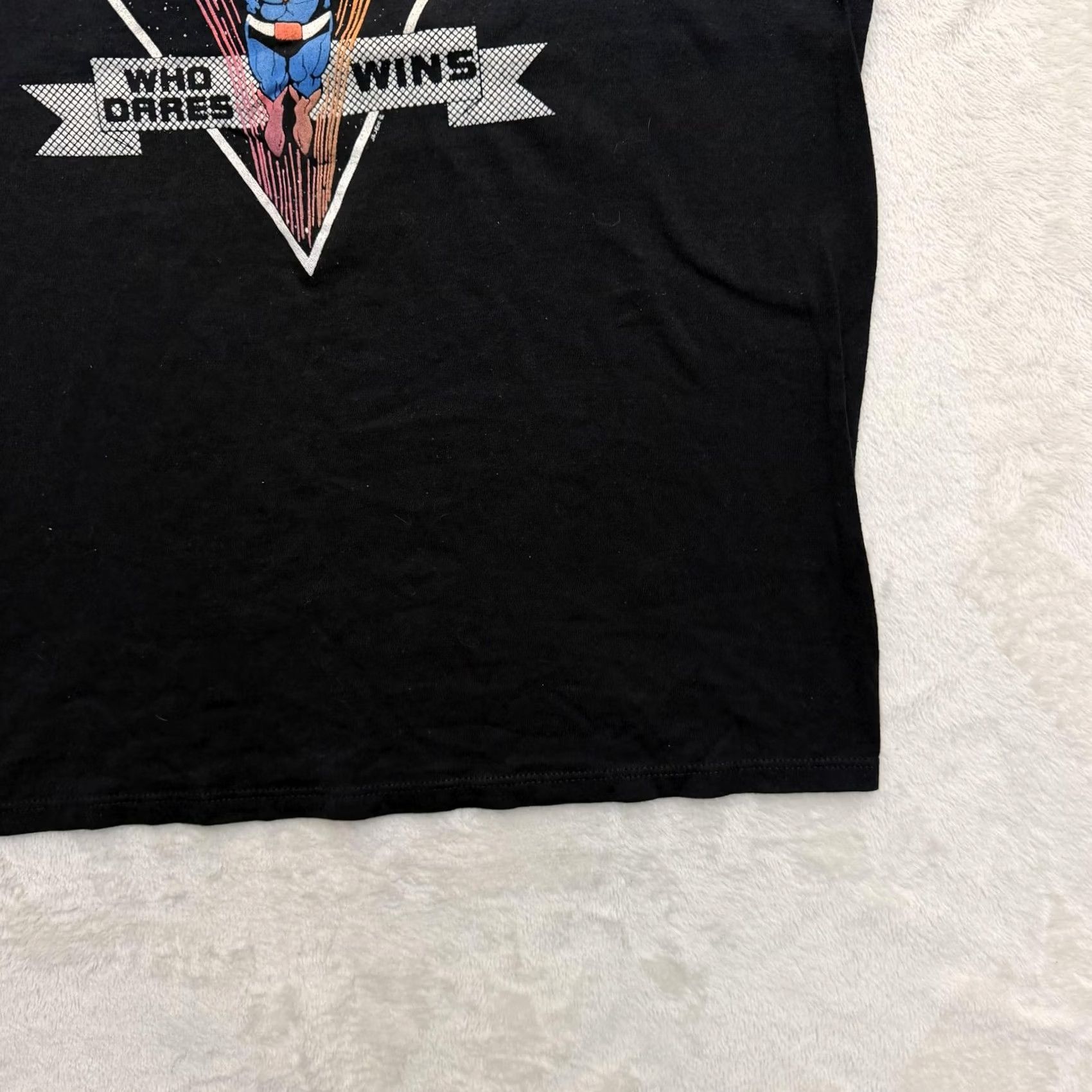 Jerzees VINTAGE AMI Olympics Shirt Mens XL Black Jerzees Who Dares Wins 80s Graphic Tee Size US XL / EU 56 / 4 - 6 Thumbnail