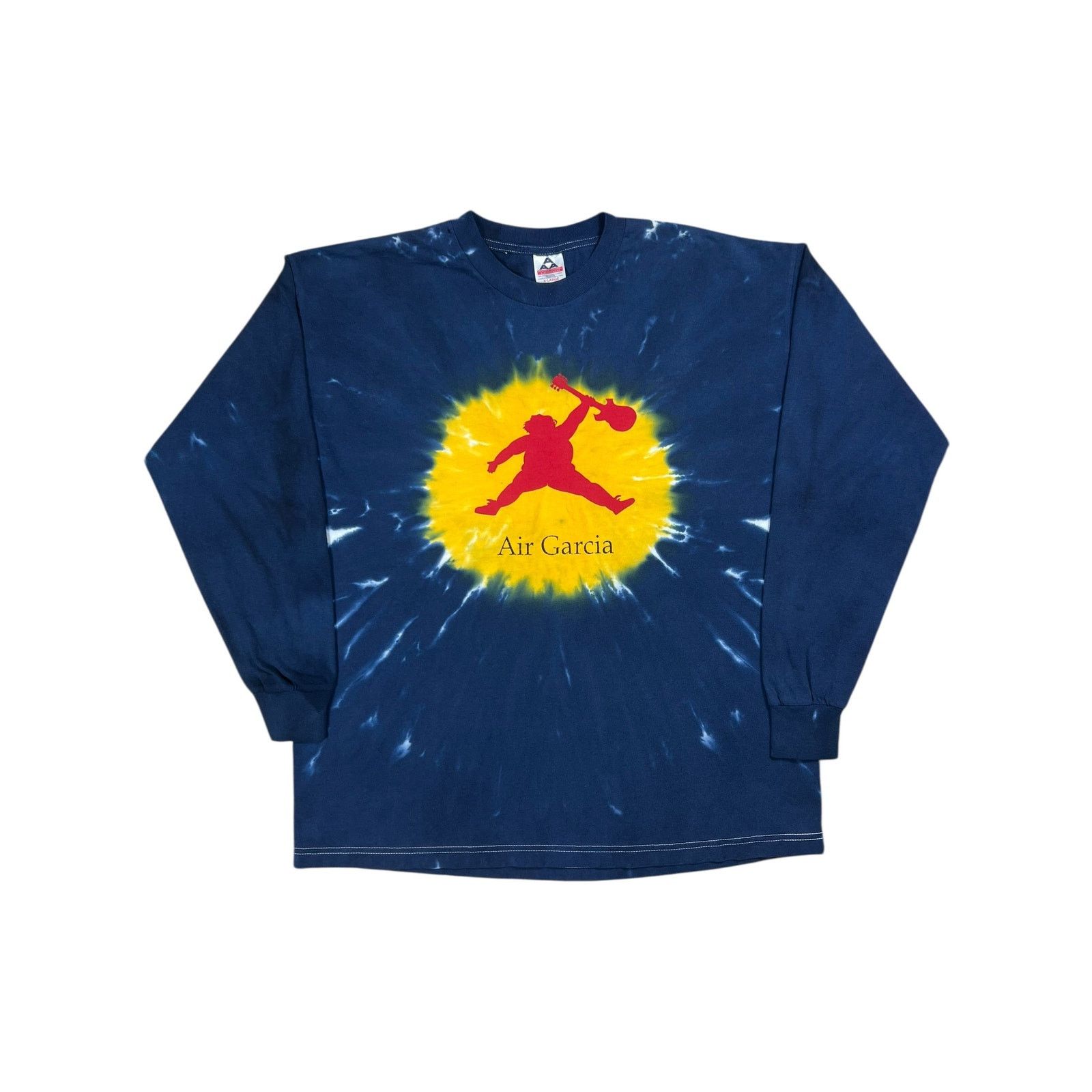 90s Grateful Dead Air Jerry Garcia faded tie dye long sleeve 