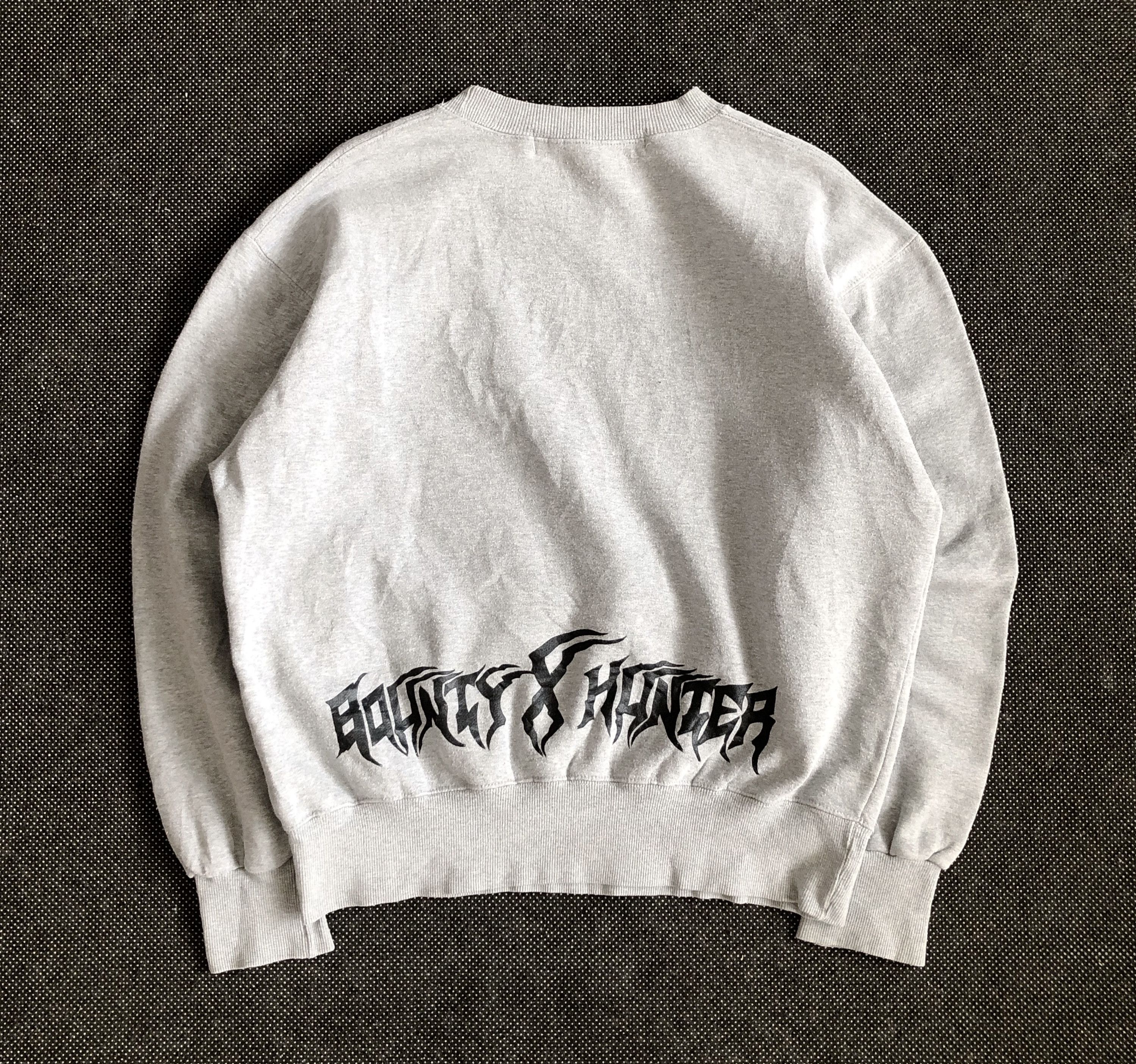 Bounty Hunter RARE🔥VINTAGE BOUNTY HUNTER GOTH METAL FONTS SWEATSHIRT Size US M / EU 48-50 / 2 - 2 Thumbnail