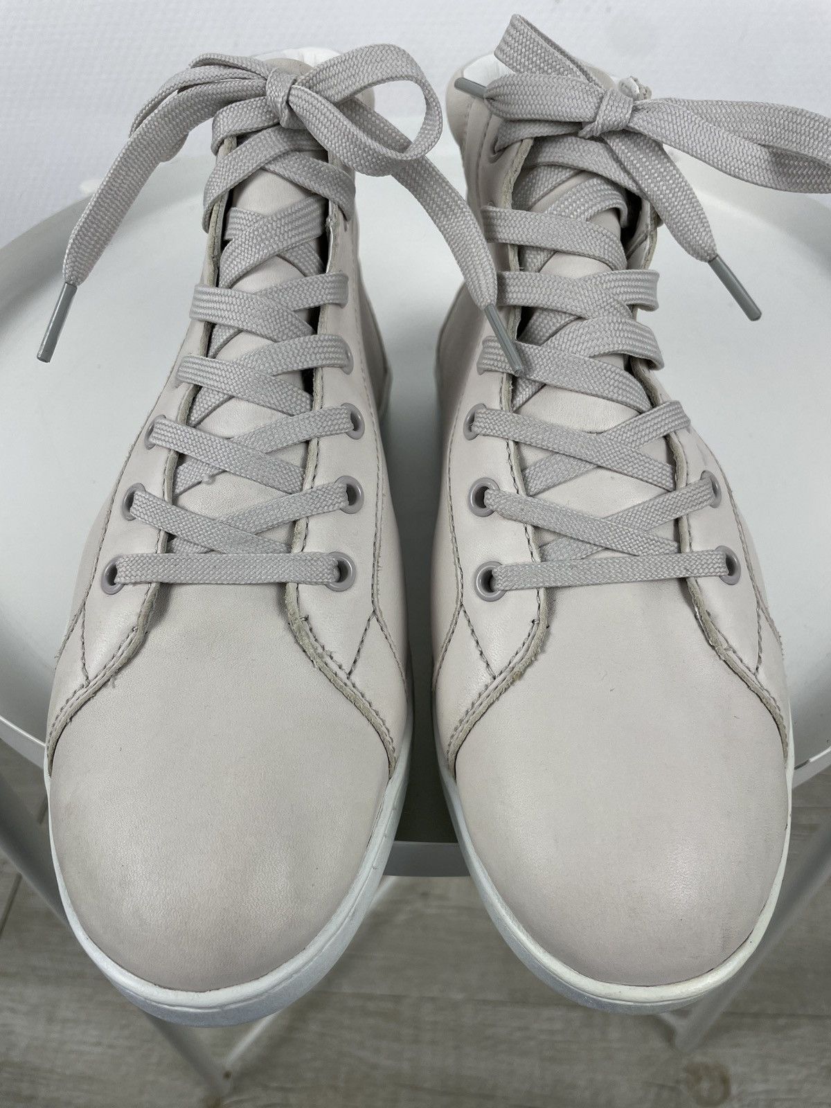 Dolce & Gabbana Rare Y2K D&G Leather Italy Lace-Up High-Top Sneakers Shoes Trainers Size US 5.5 / IT 35.5 - 16 Thumbnail