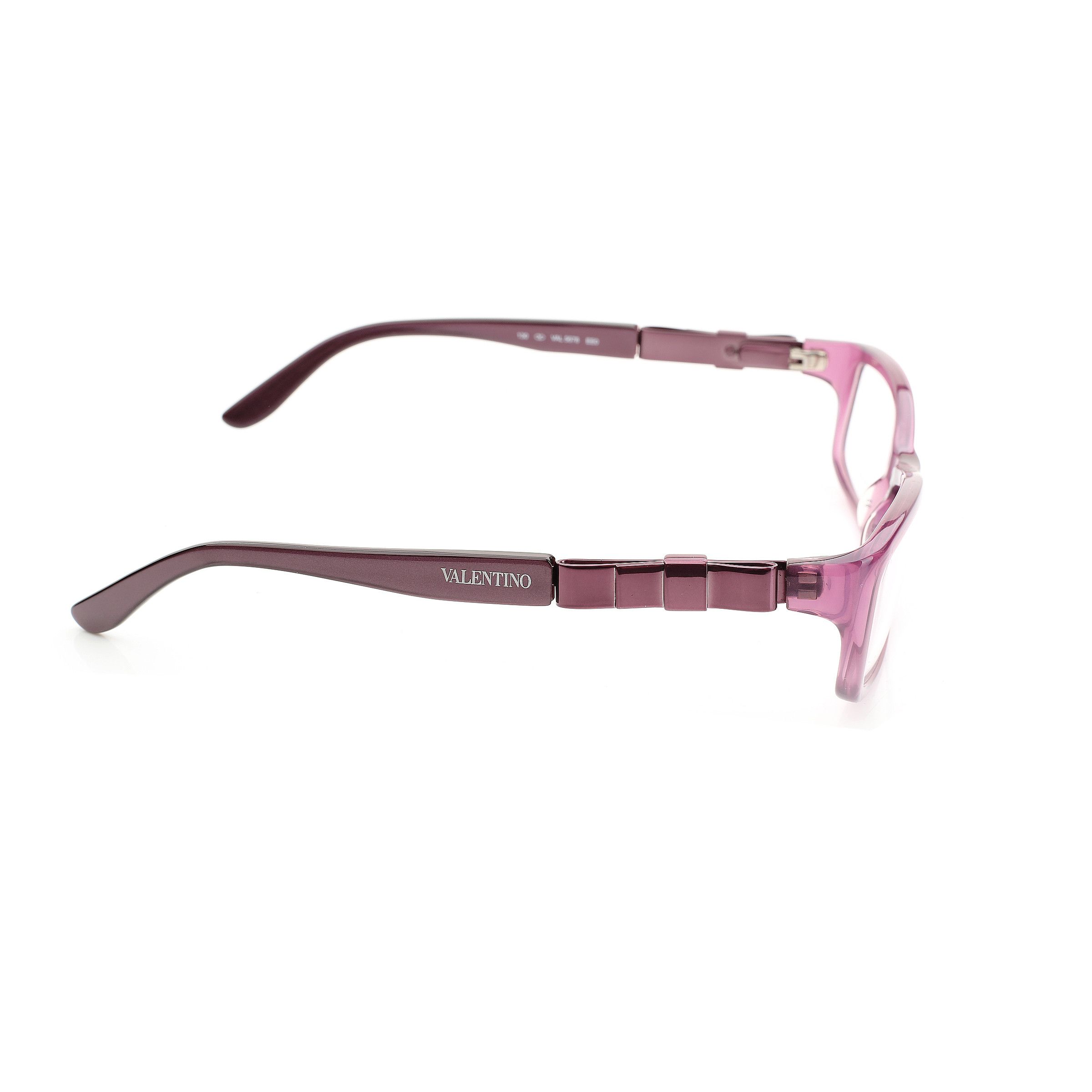 Valentino Valentino '00s Purple Bow Plastic Glasses Size ONE SIZE - 1 Thumbnail