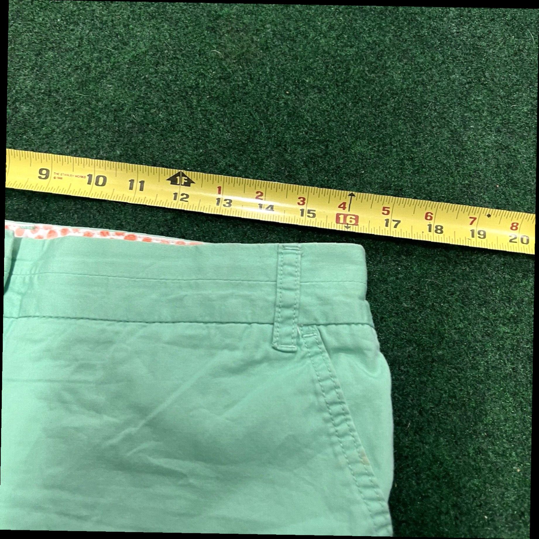 J.Crew J. Crew Shorts Womens Size 8 Chino Green Mid Rise Twill 4.5" Inseam City Fit Size 30" / US 8 / IT 44 - 5 Thumbnail