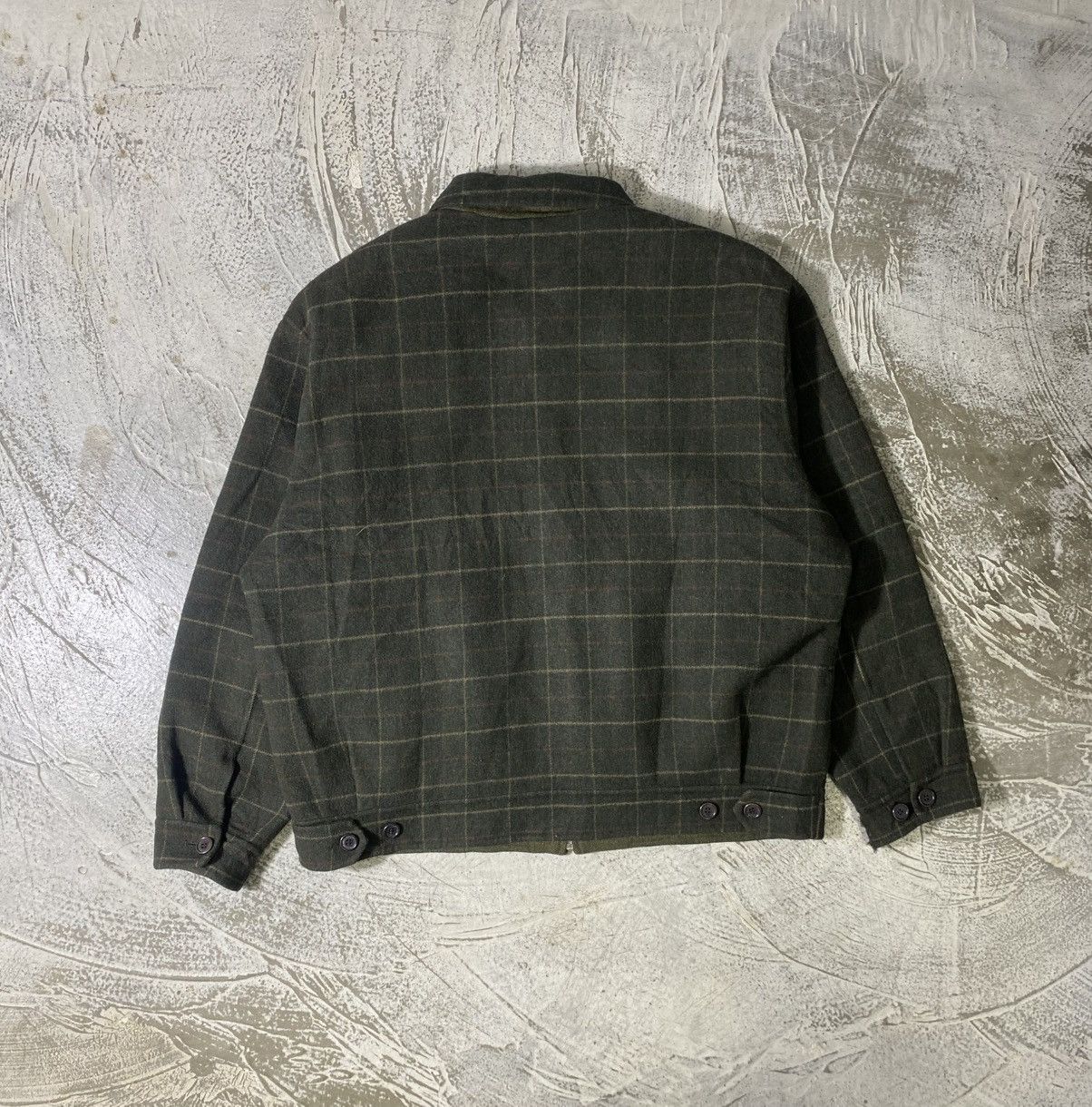 Yves Saint Laurent RARE Vintage Yves Saint Laurent Pour Homme Plaid Wool Jacket Size US L / EU 52-54 / 3 - 4 Thumbnail