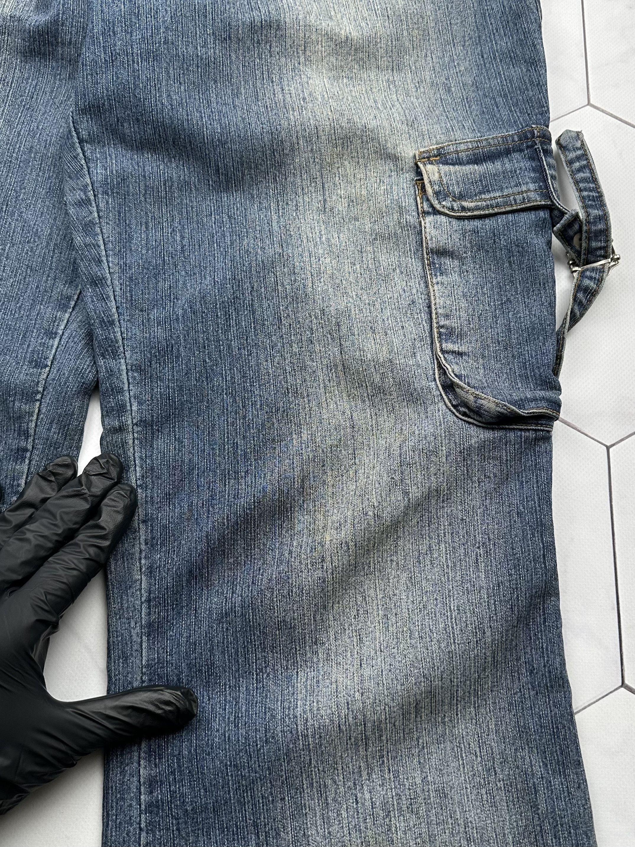 Japanese Brand Vintage Bondage Flare Jeans (B398)E2 Size US 32 / EU 48 - 5 Thumbnail